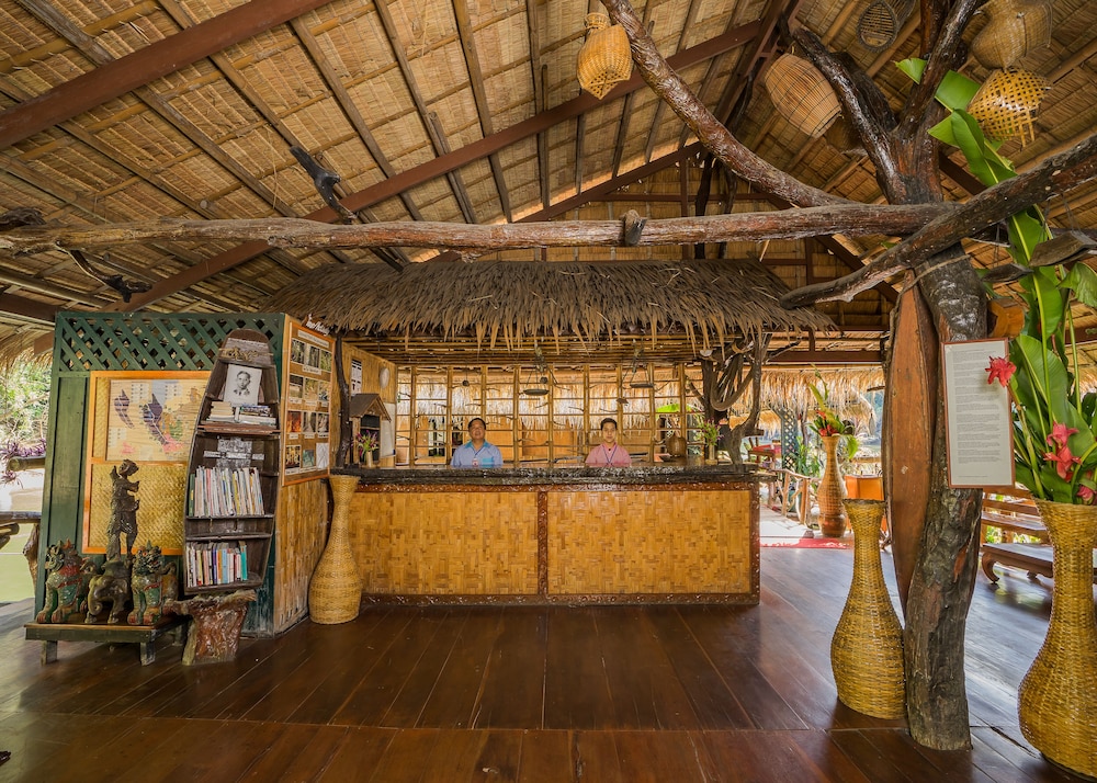 Lobby at River Kwai Jungle Rafts, Sai Yok