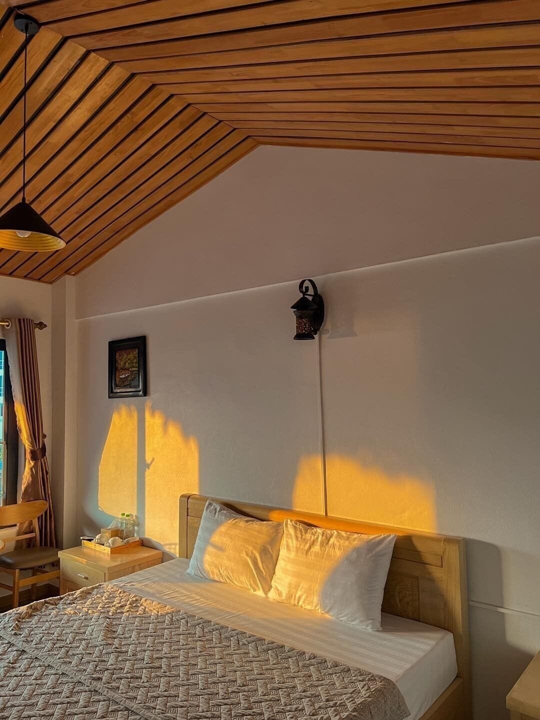 غرفة ديلوكس ثلاثية بسرير كوين وسرير فردي، Catba Oasis Bungalows - Hostel 7/9