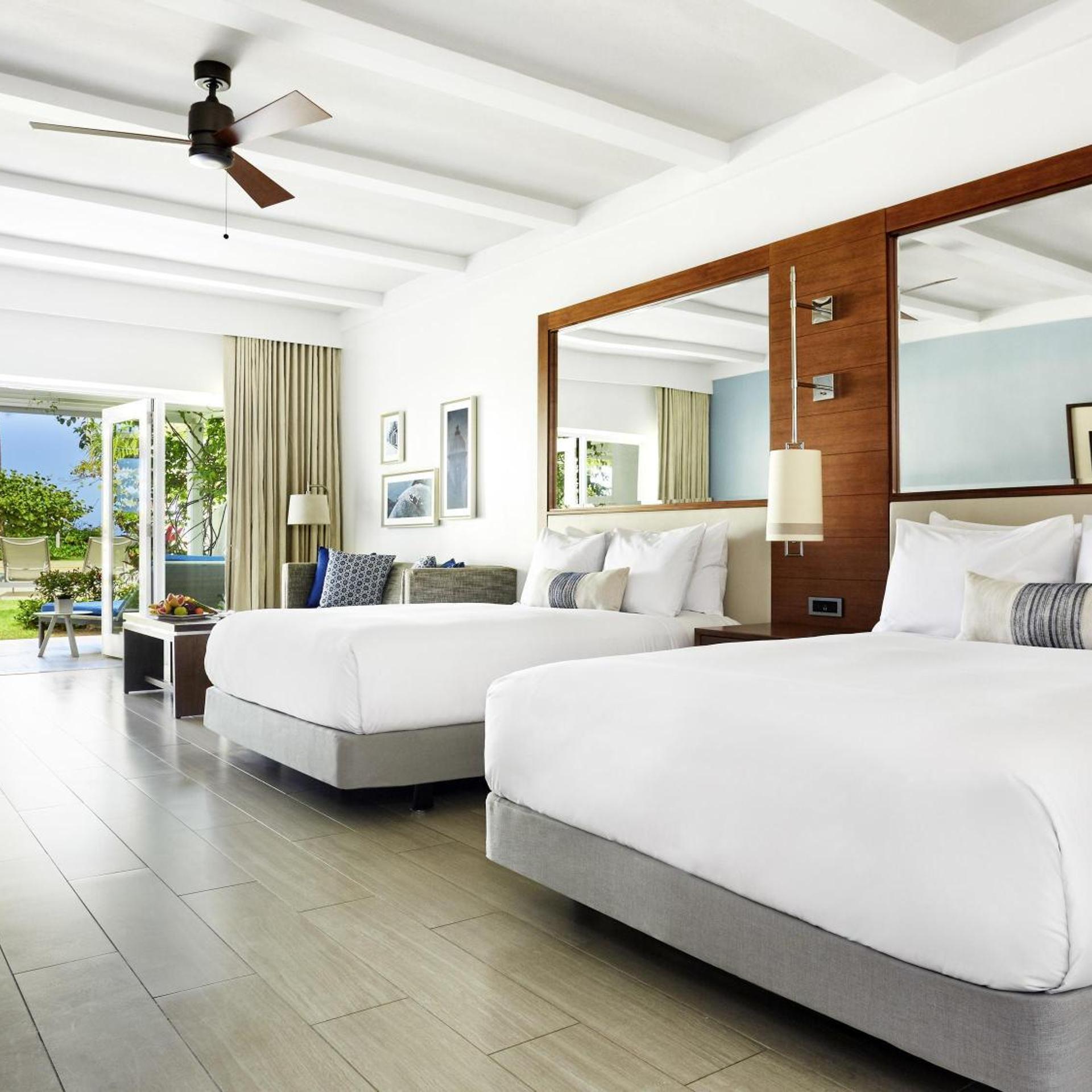 Villa, 2 Queen Beds, Side Ocean View, Terrace