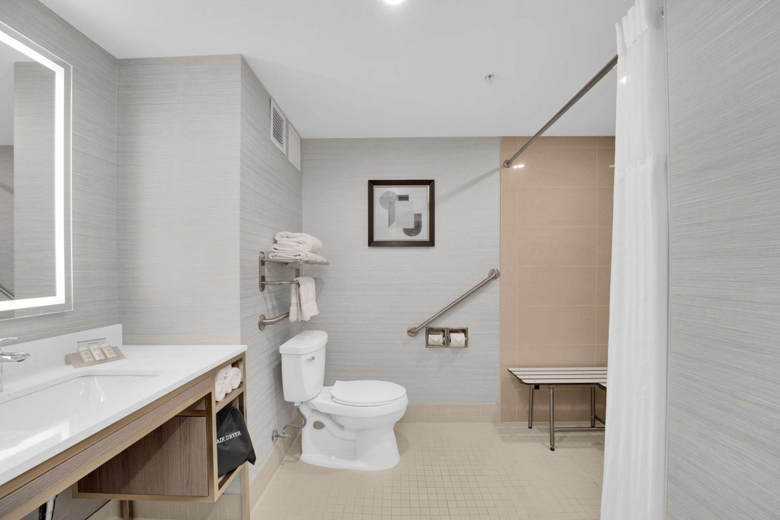 غرفة بسرير كينج وسريرين كوين لذوي الإعاقة، Hilton Garden Inn Brampton 2/5