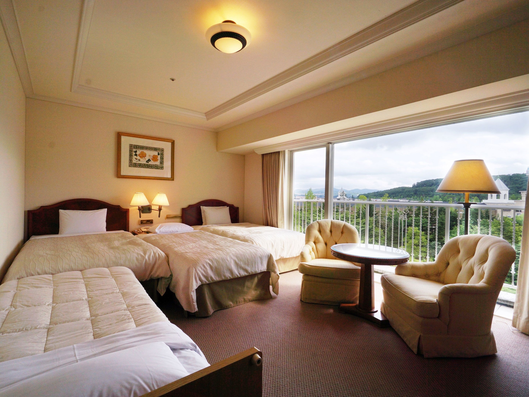 Luxury, Quadruple, Twin Beds, 2 Murphy Beds, Garden View