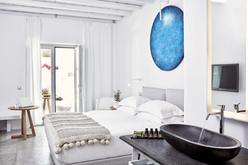 غرفة قياسية بسرير كينج، Mykonos Ammos Hotel 4/7