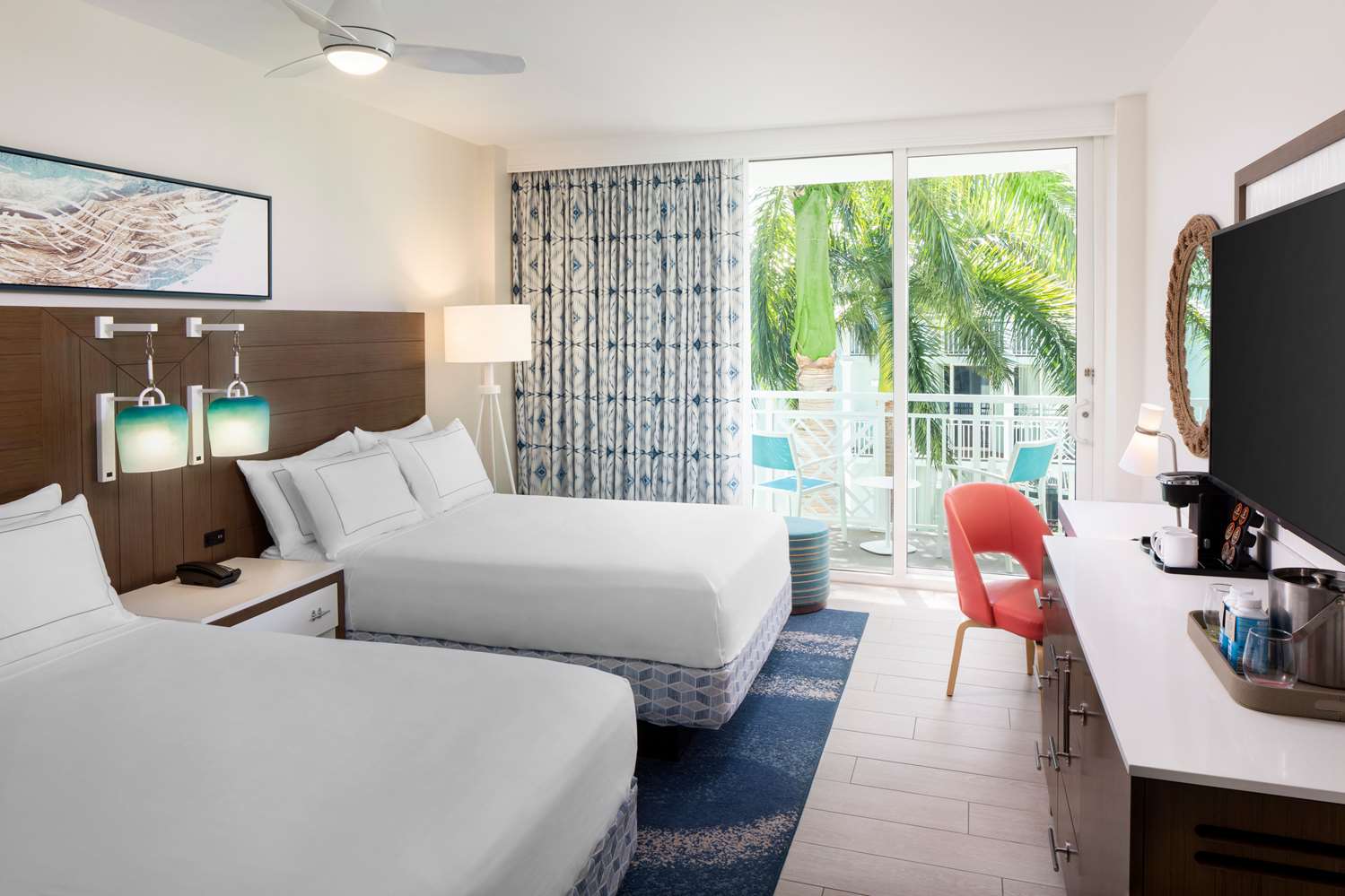 Room, 2 Double Beds, Resort View