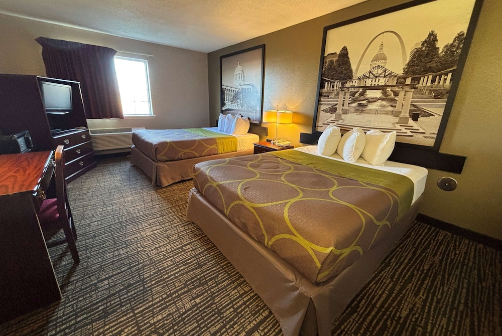 غرفة بسريرين كوين، Super 8 By Wyndham Jerseyville IL 2/5