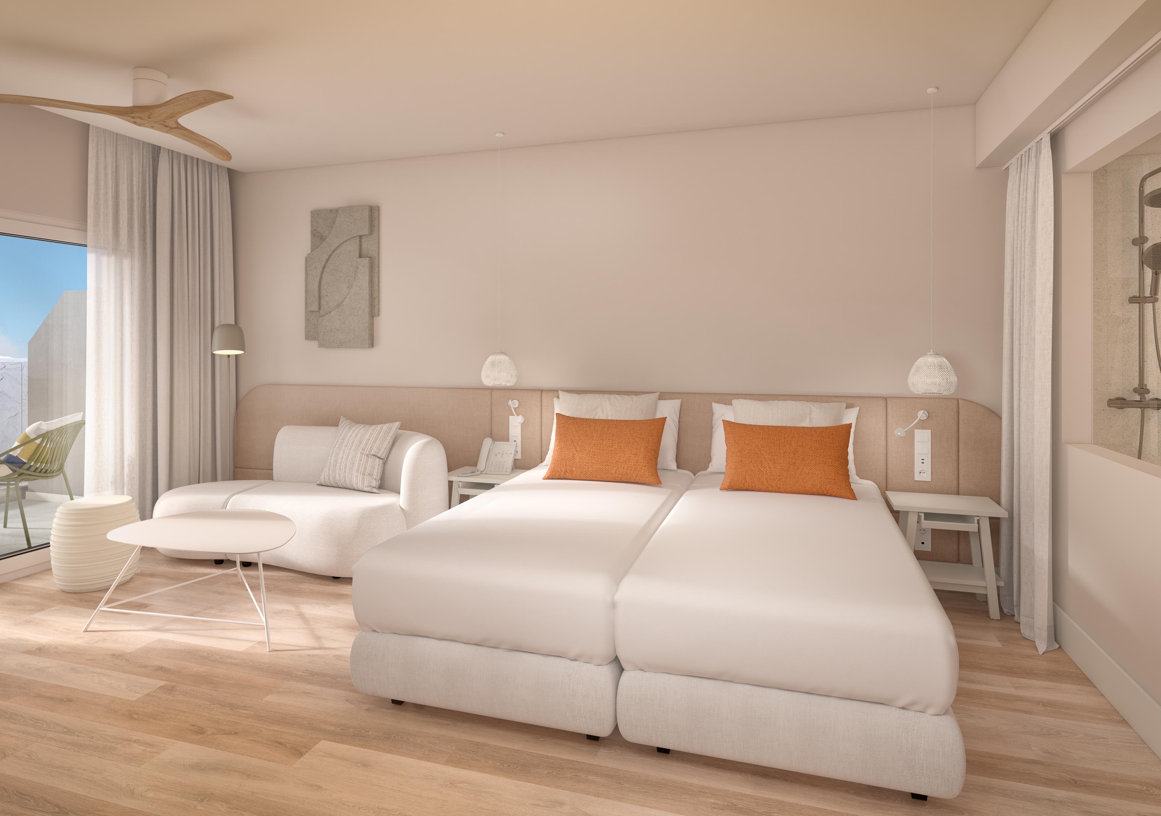 Room, Double Bed, Partial Sea View, Balcony or Terrace