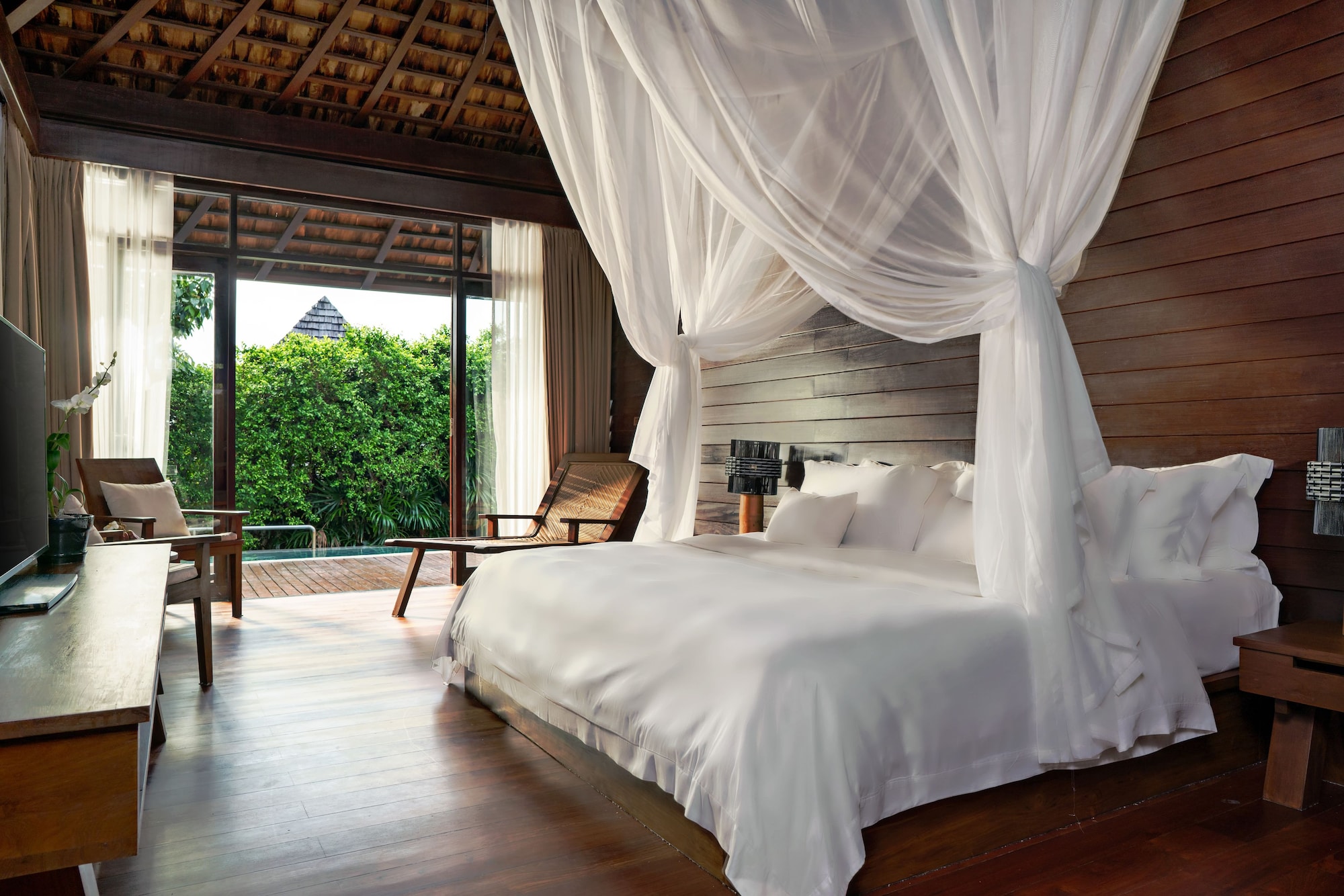 Pool, Tropical, Villa, King Bed