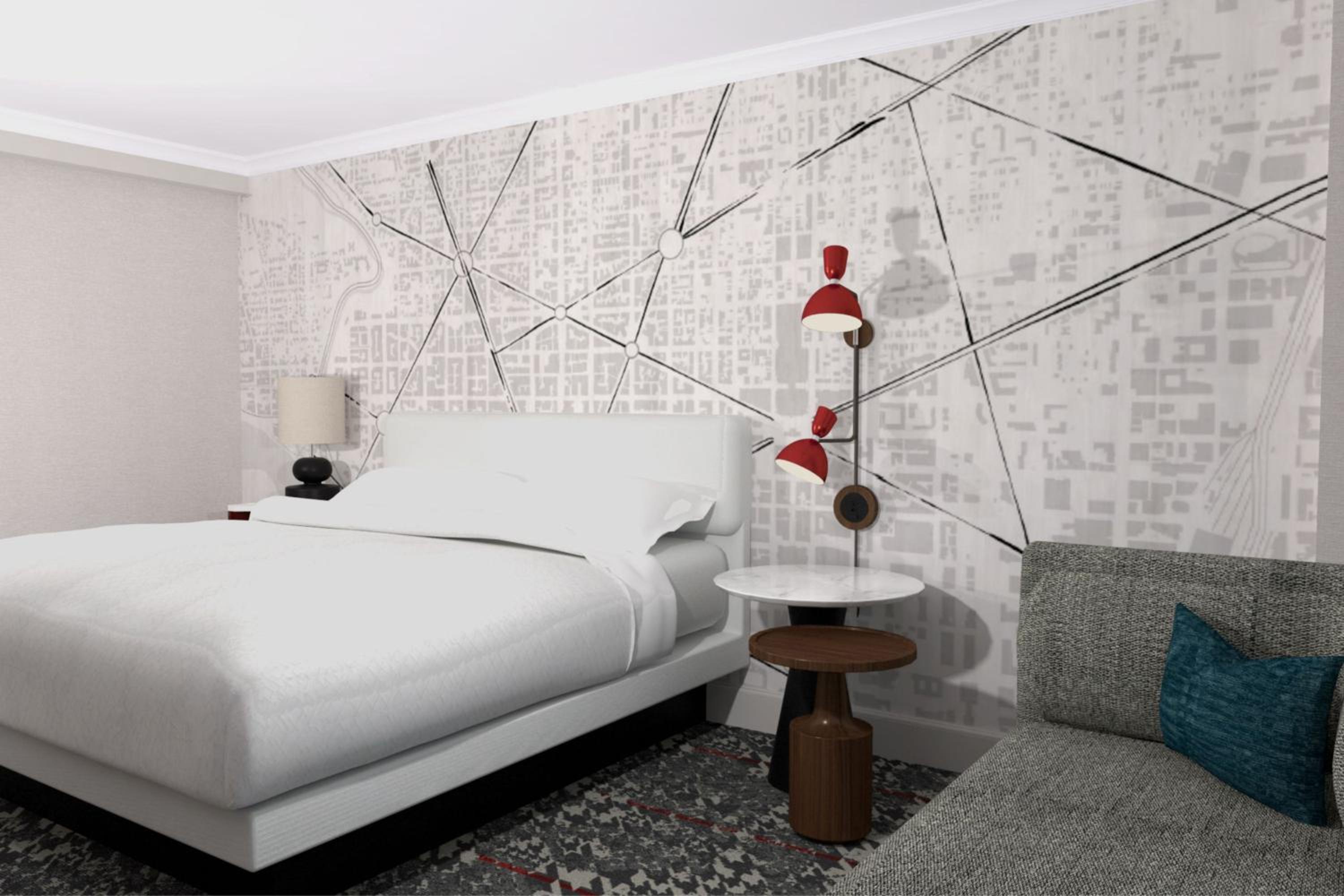 غرفة تنفيذية بسرير كينج، Le Meridien Washington, D.C., The Madison 8/10