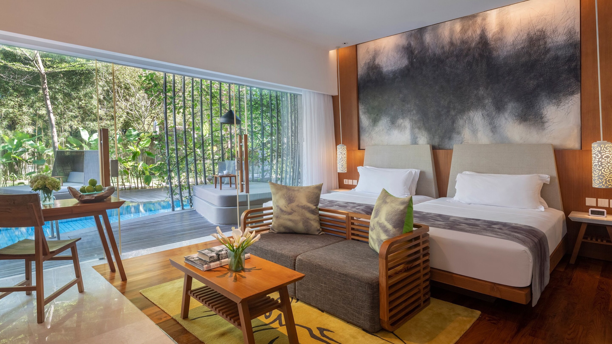 Impressive Lagoon Pool Suite 2 Double Beds