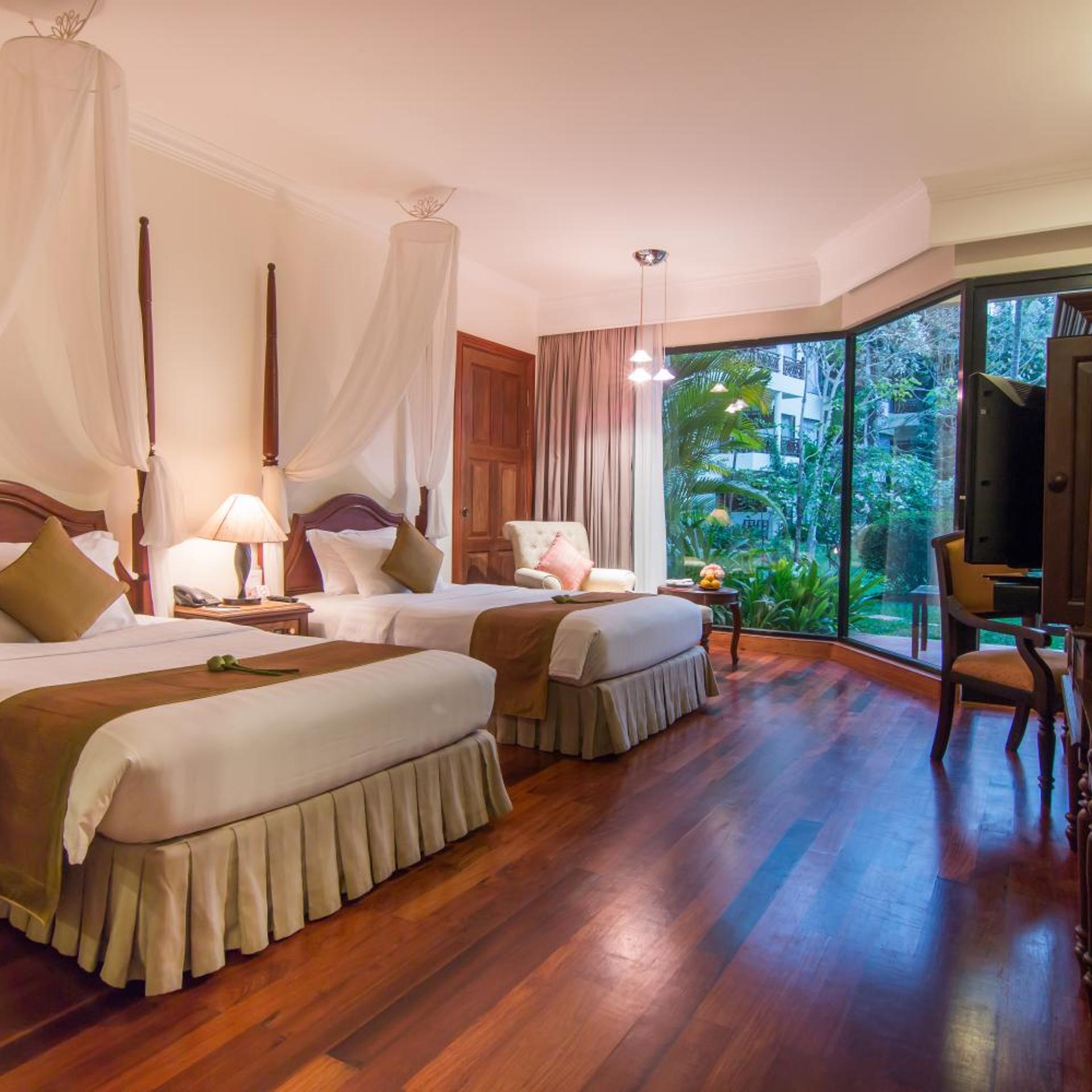 غرفة ديلوكس بإطلالة على المسبح، PALACE RESIDENCE & VILLA SIEM REAP 3/9