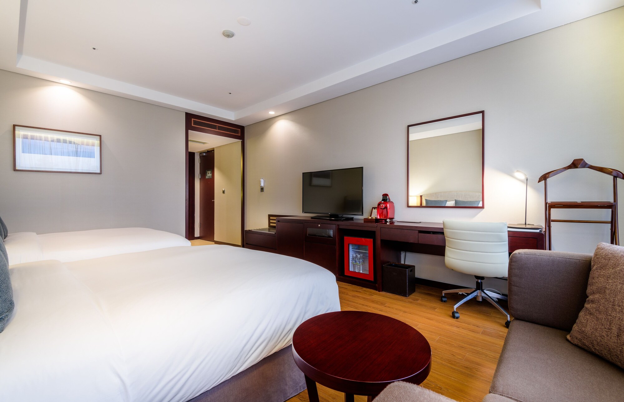 Halla, Studio, Suite, 2 Double Beds, Night View