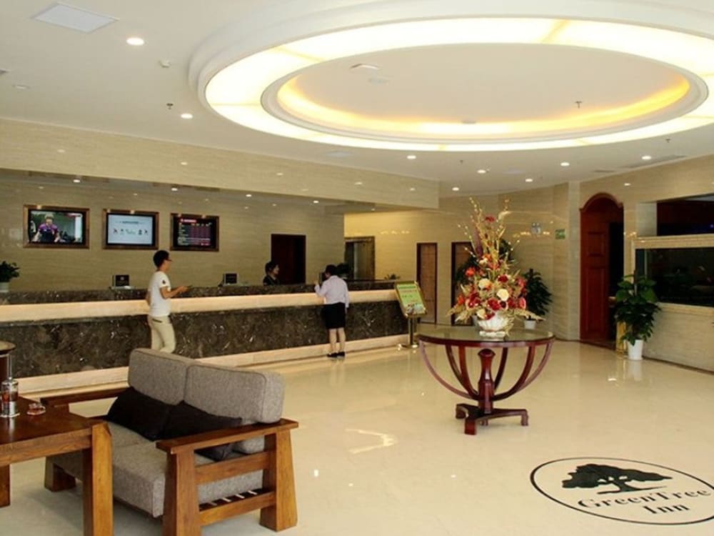 Lobby at GreenTree Inn Jiangsu Huaian University Town Science and Technology Avenue Business Hotel, Huaian