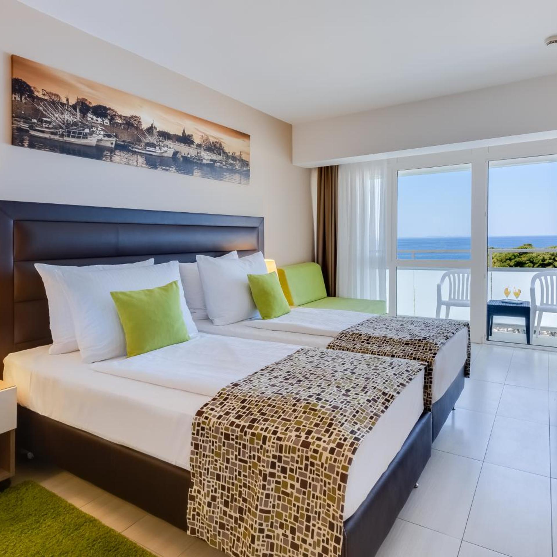 Premium, Double Bed, Sea Side, Balcony