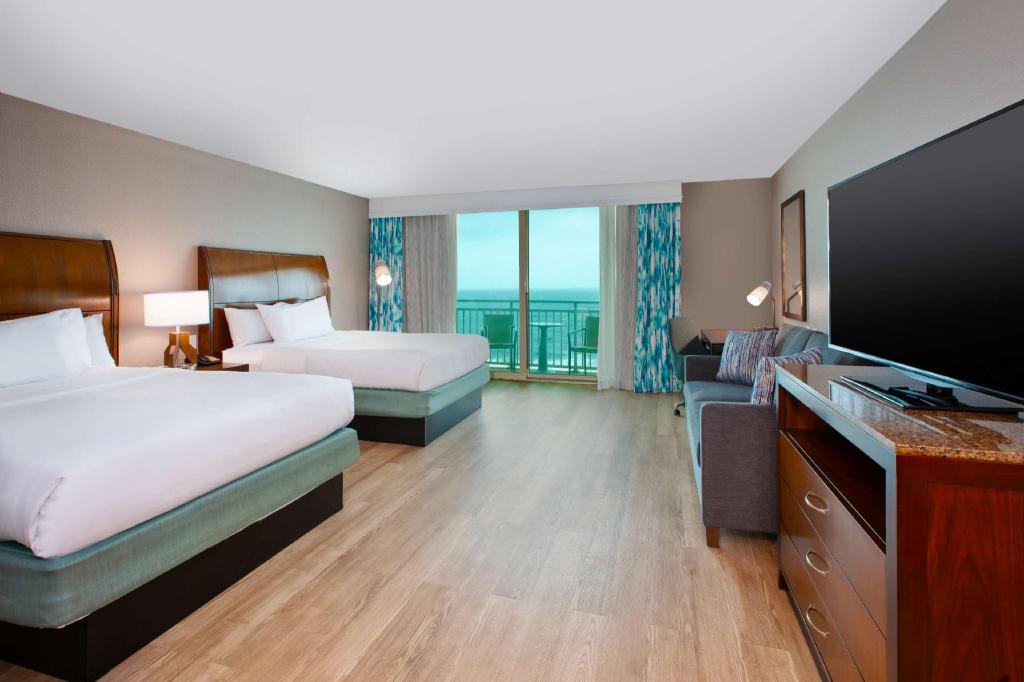 Room, 2 Queen Beds, Ocean Front, Sofa, Large, Accessible