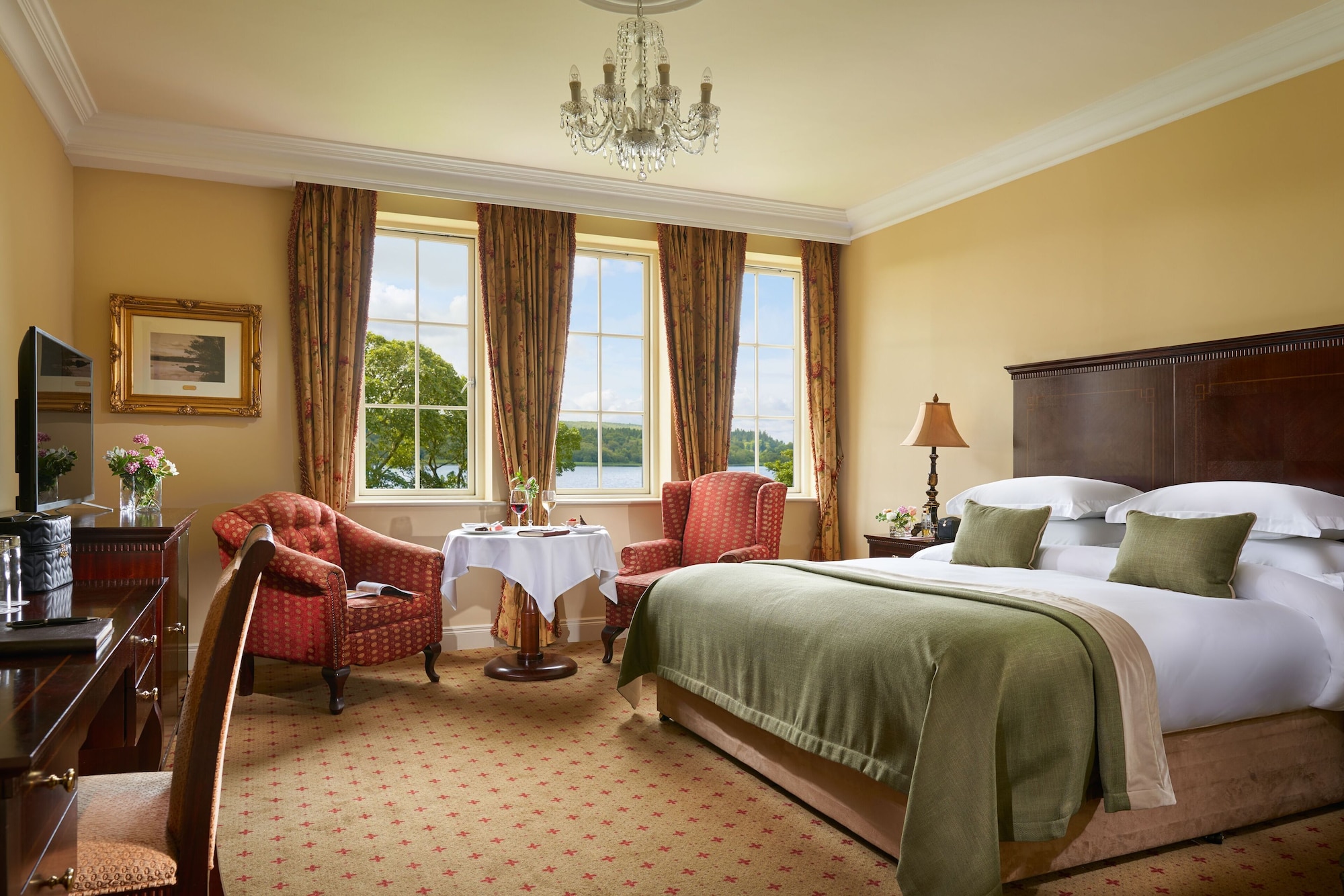 Luxury, Lodge, Double or Twin Bed, Lake View