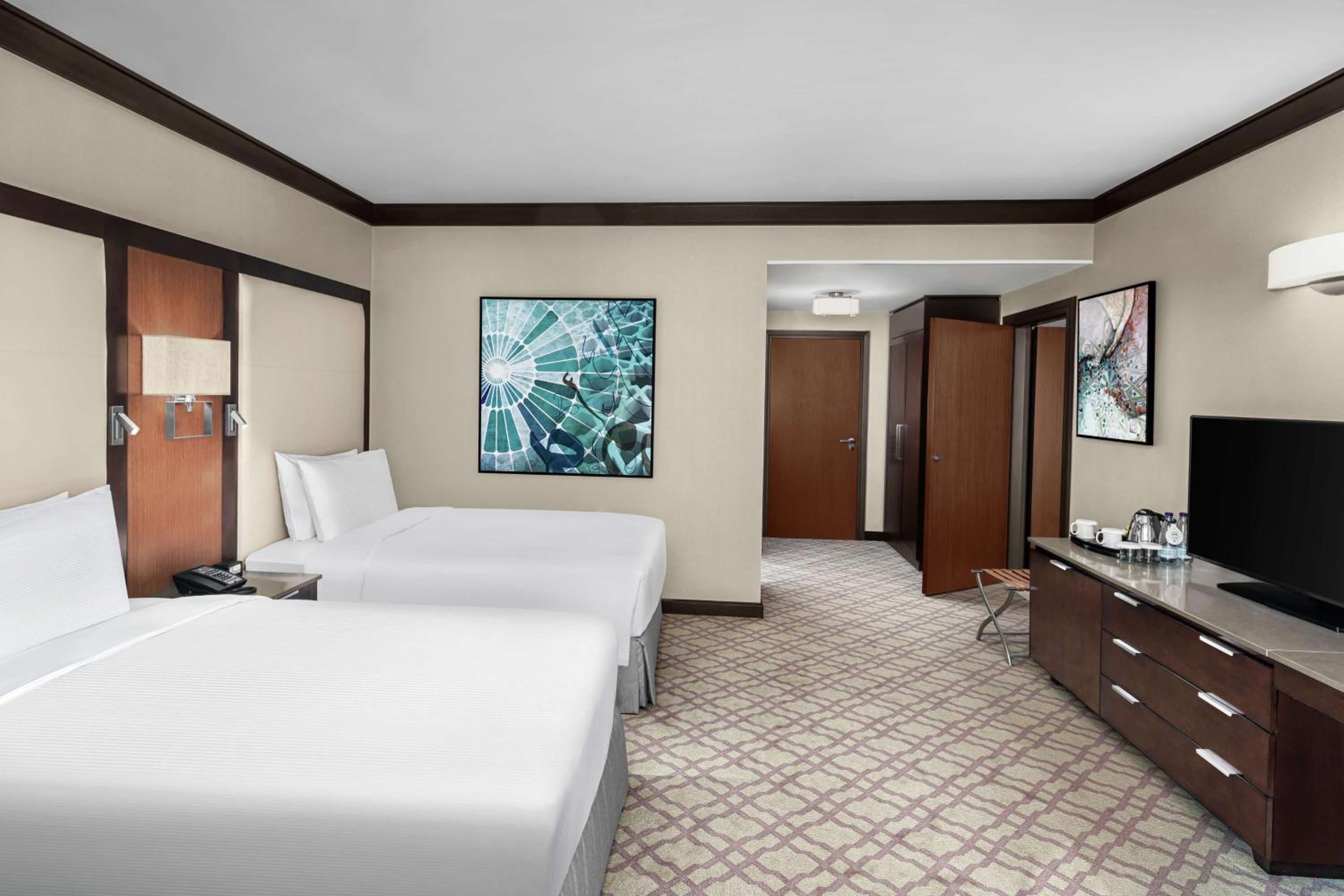 Family, 4 Beds, Twin Beds, Partial Haram View