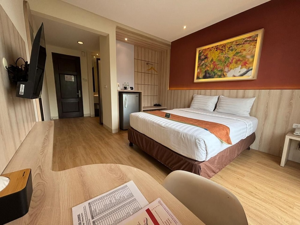 غرفة تنفيذية بسرير كوين بشرفة، D'Bamboo Suites 6/10