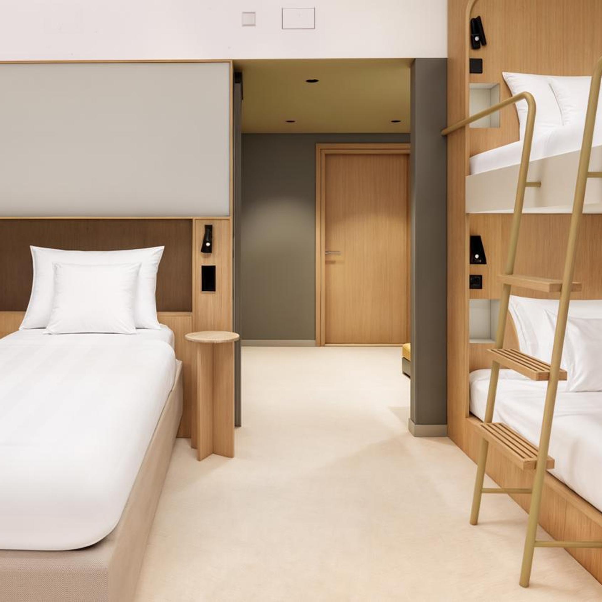 Quattro, Standard, Twin Beds
