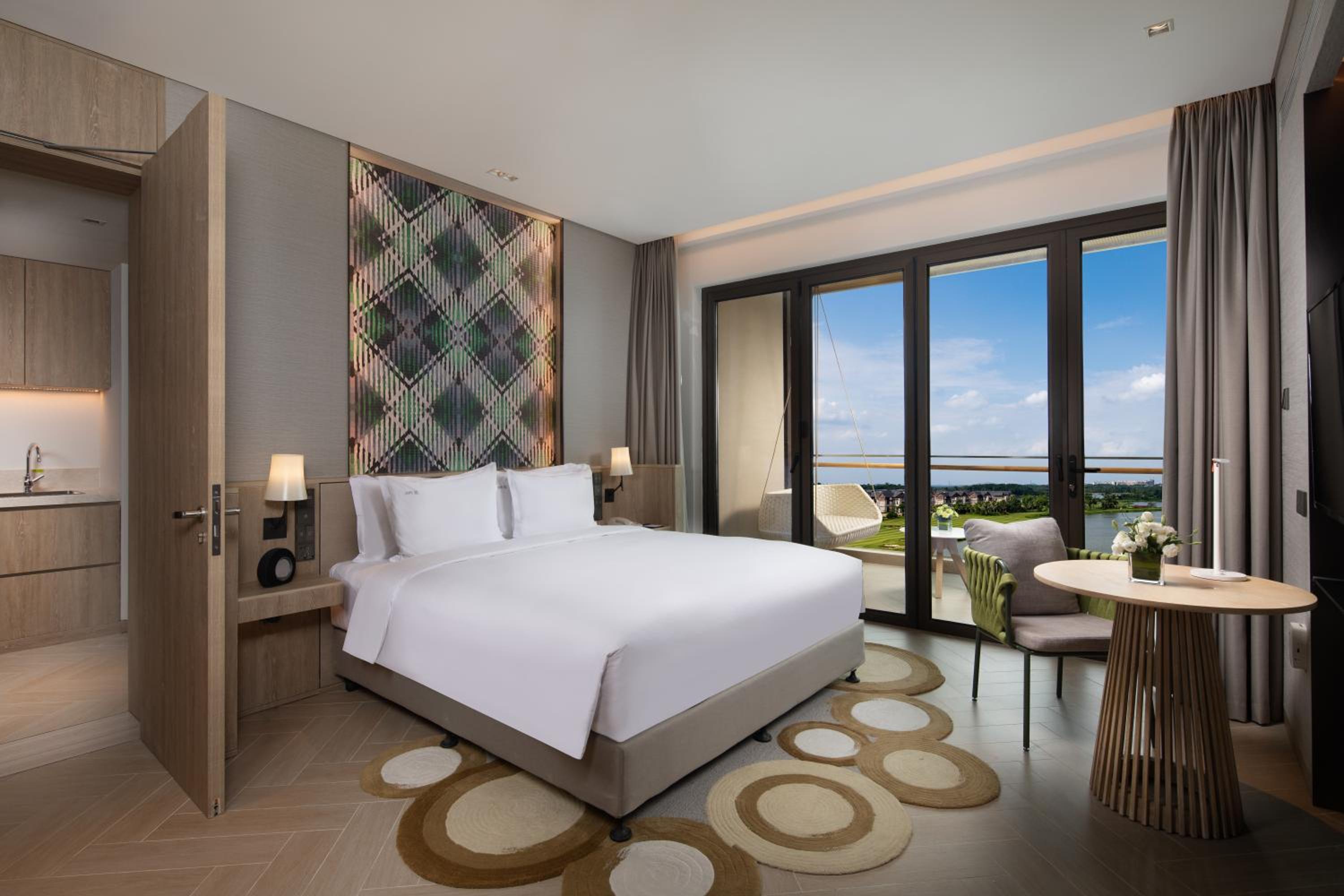 جناح بإطلالة على الحديقة بغرفتي نوم، Holiday Inn Resort Qionghai Guantang 4/7