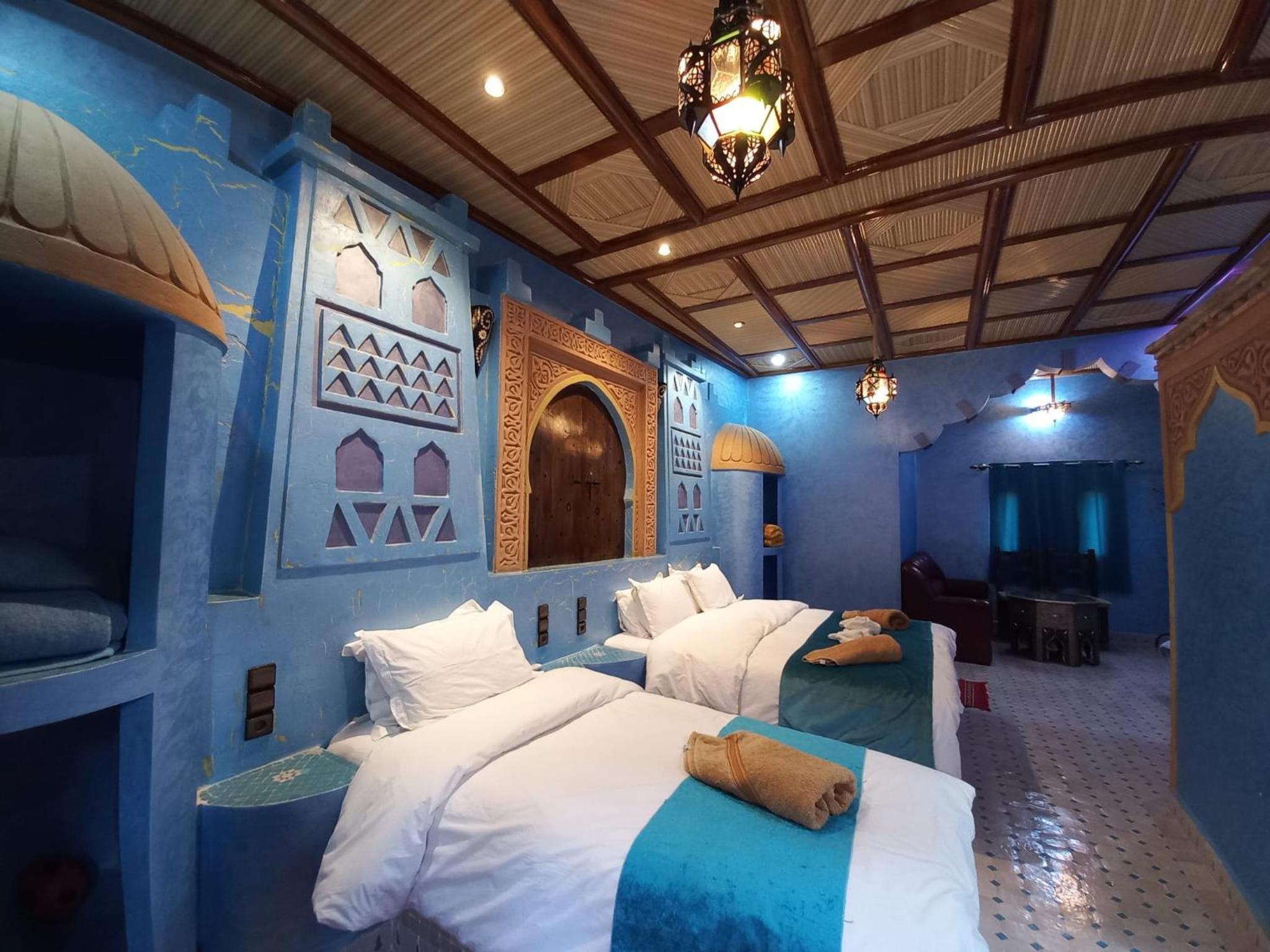 غرفة قياسية بسرير مزدوج أو سريرين منفصلين، Kasbah Yasmina Hotel 4/8