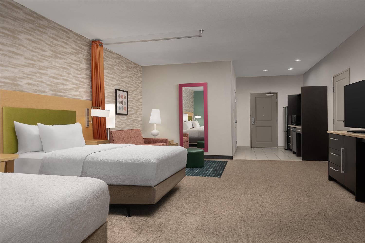 STUDIO, 2 QUEEN BEDS, ACCESSIBLE