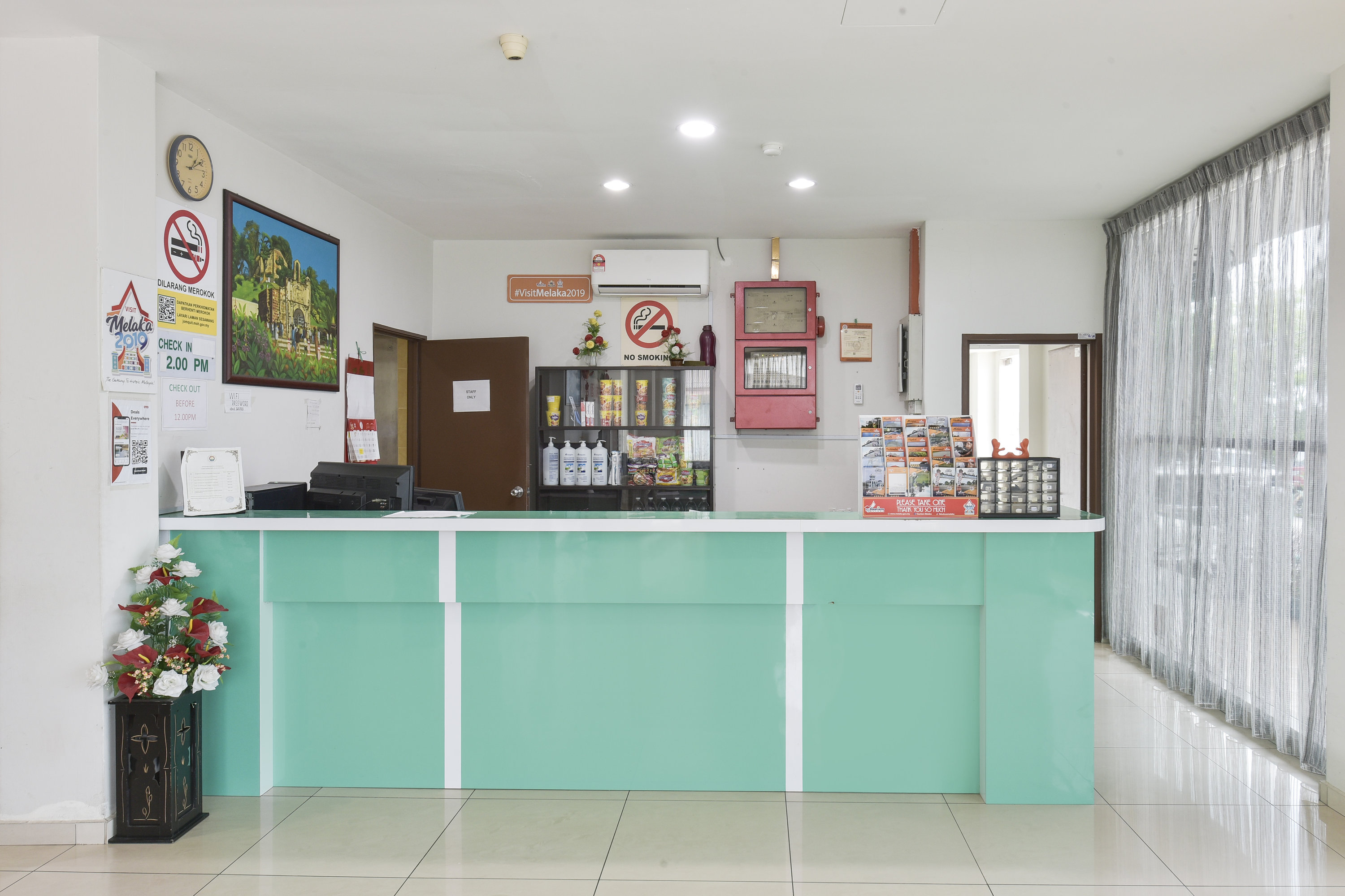 Lobby at Hotel O Melaka near AEON Shopping Centre formerly Formosa, MALACCA CITY