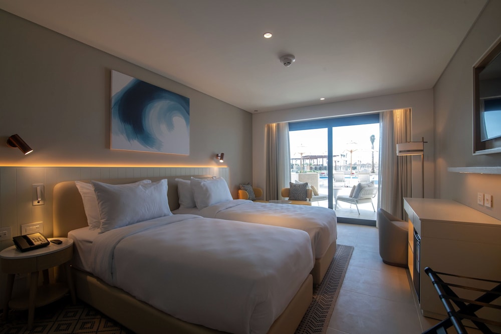Room, Twin Beds, Sea View, Direct Pool Access