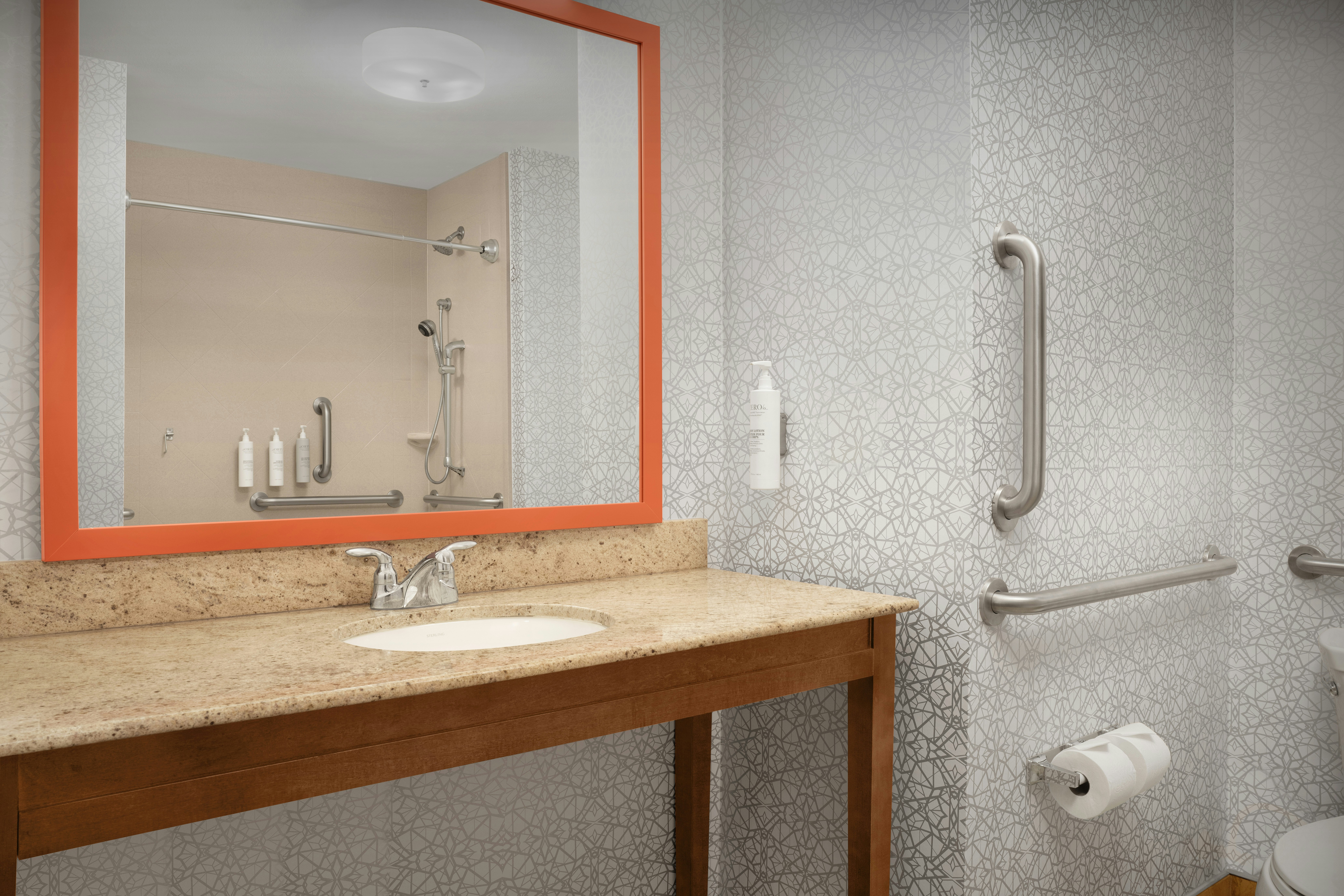 غرفة بسريرين كوين لذوي الإعاقة، Hampton Inn & Suites Williston 3/4