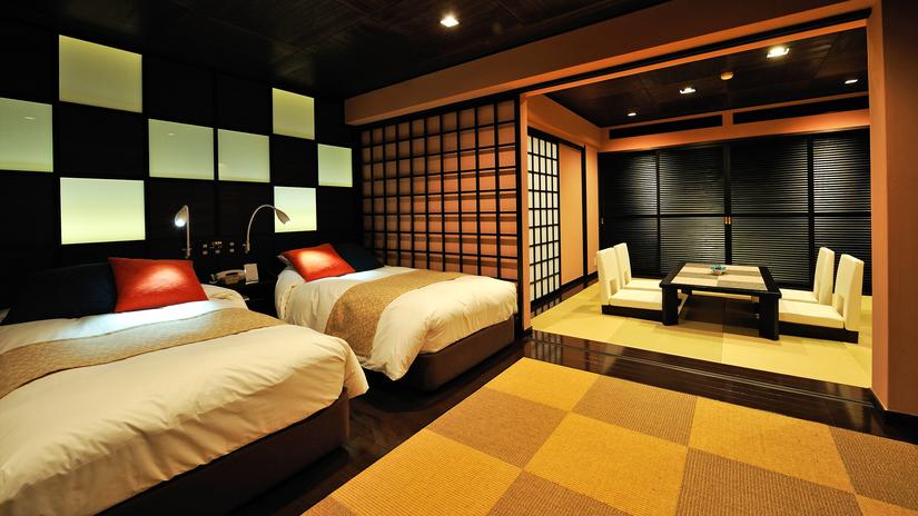 Semi Western, Twin Beds, Tatami