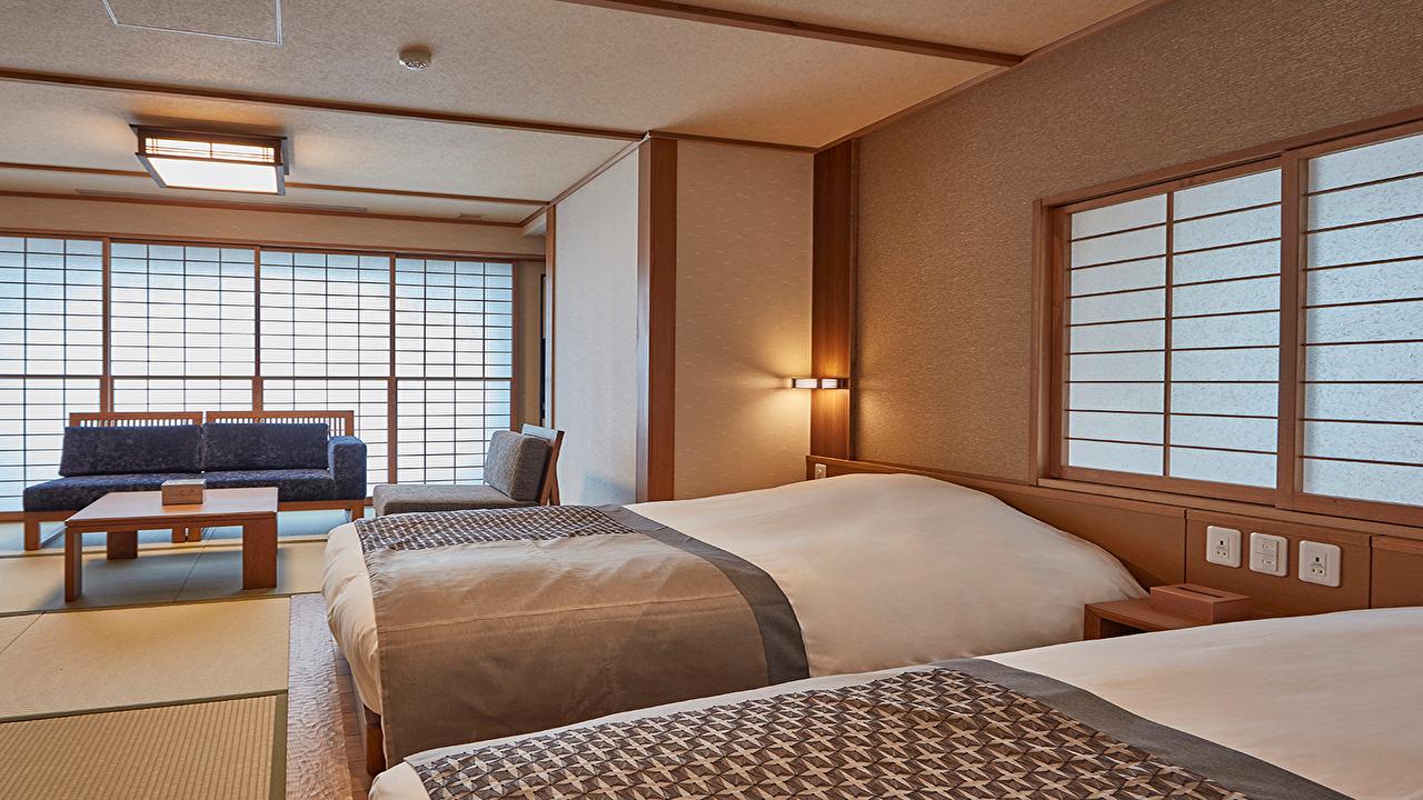 Japanese Western, Japanese, Deluxe, Suite, 4 Beds, Hot Spring Bath