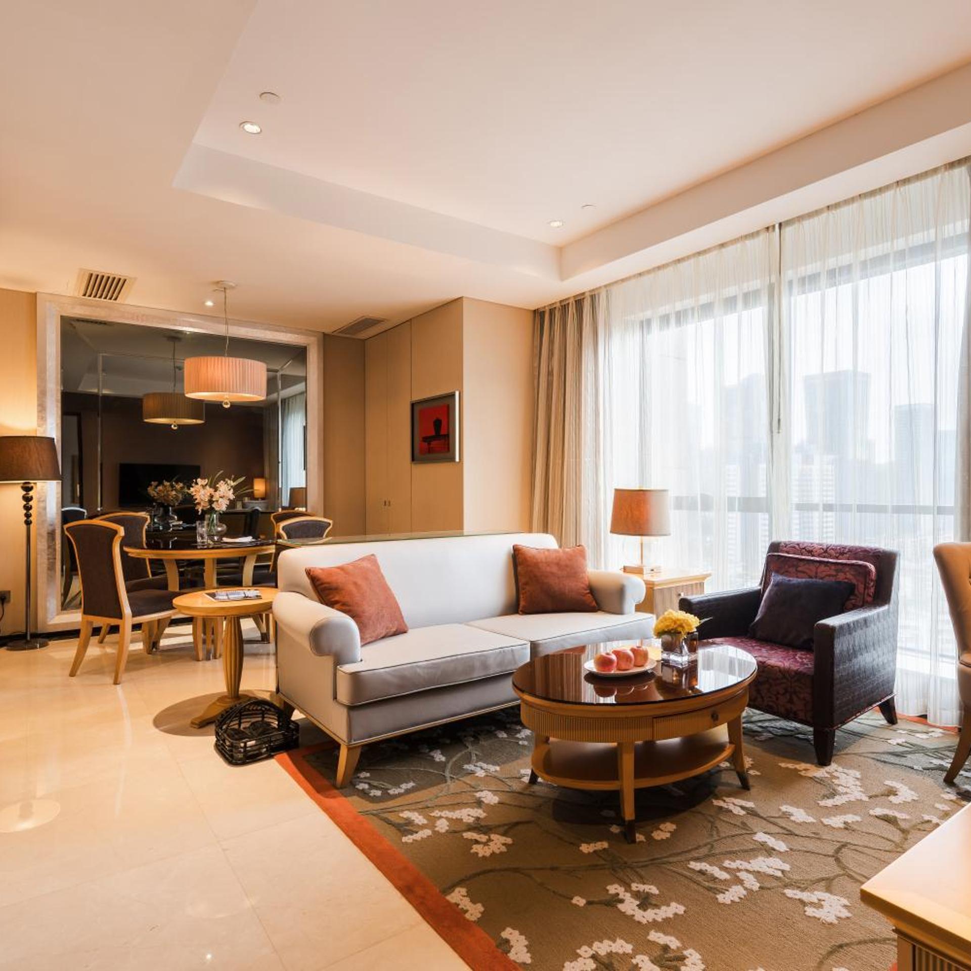 شقة سوبيريور عائلية بسرير كينج بغرفة نوم واحدة، Oakwood Premier Guangzhou 3/10