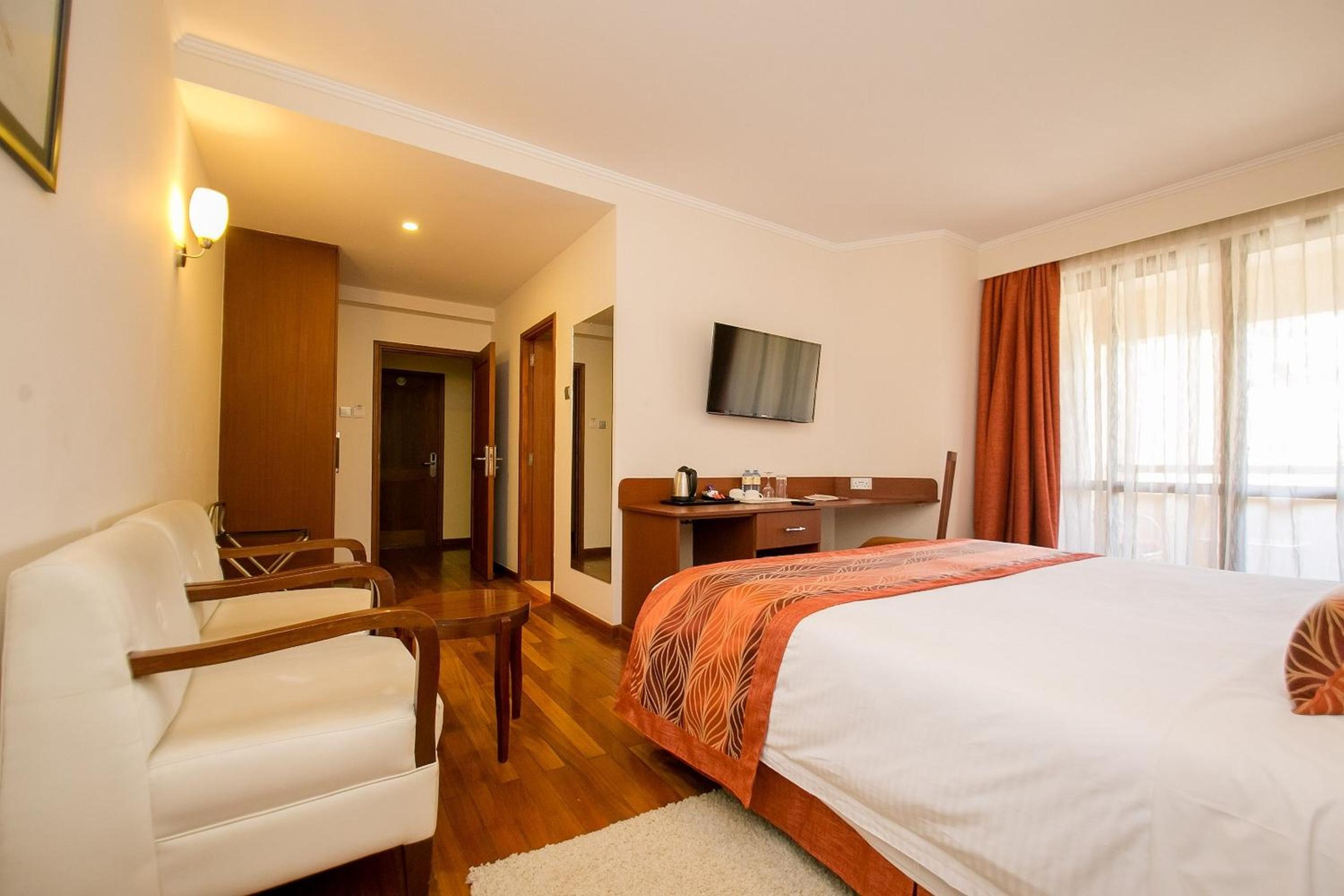 غرفة قياسية بسرير مزدوج أو سريرين منفصلين، Waridi Paradise Apartment Hotel 4/10