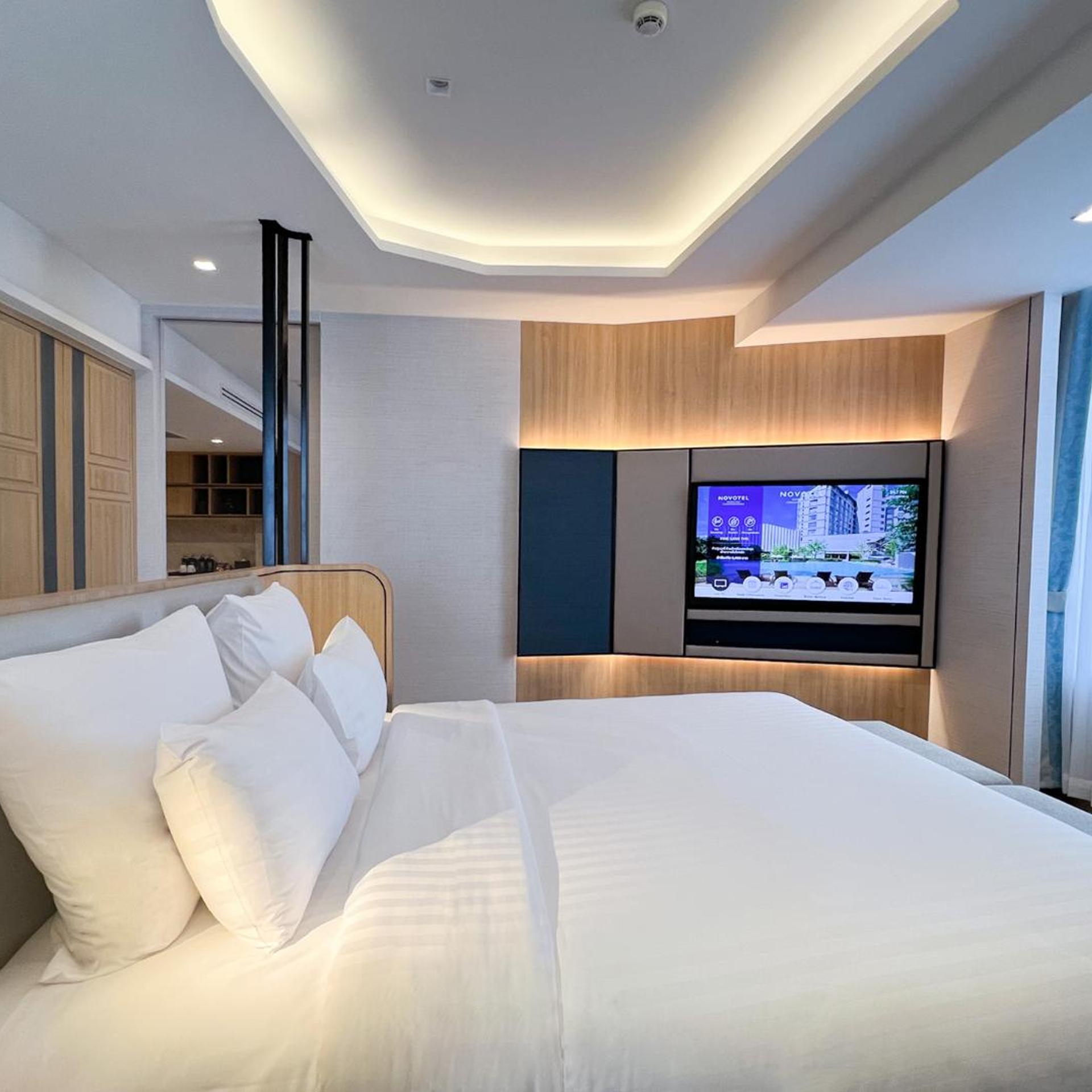 جناح تنفيذي بسرير كينج مع دخول الصالة، Novotel Rayong Star Convention Centre 2/10