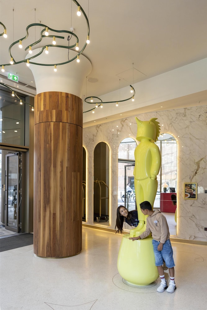 Lobby at Art otel London Battersea power station powered by Radisson Hotels, LONDON