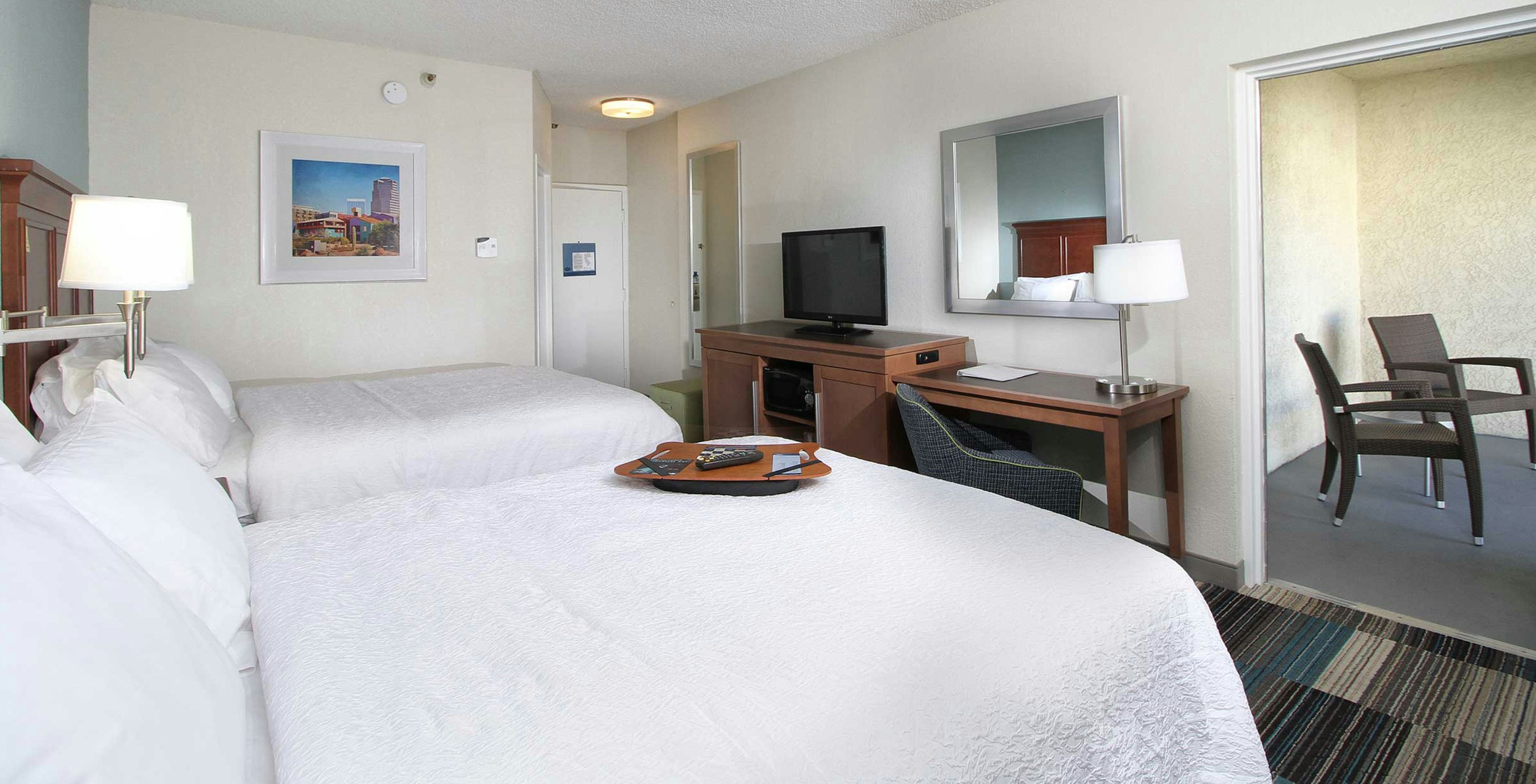 ROOM, 2 DOUBLE BEDS, POOL VIEW, BALCONY