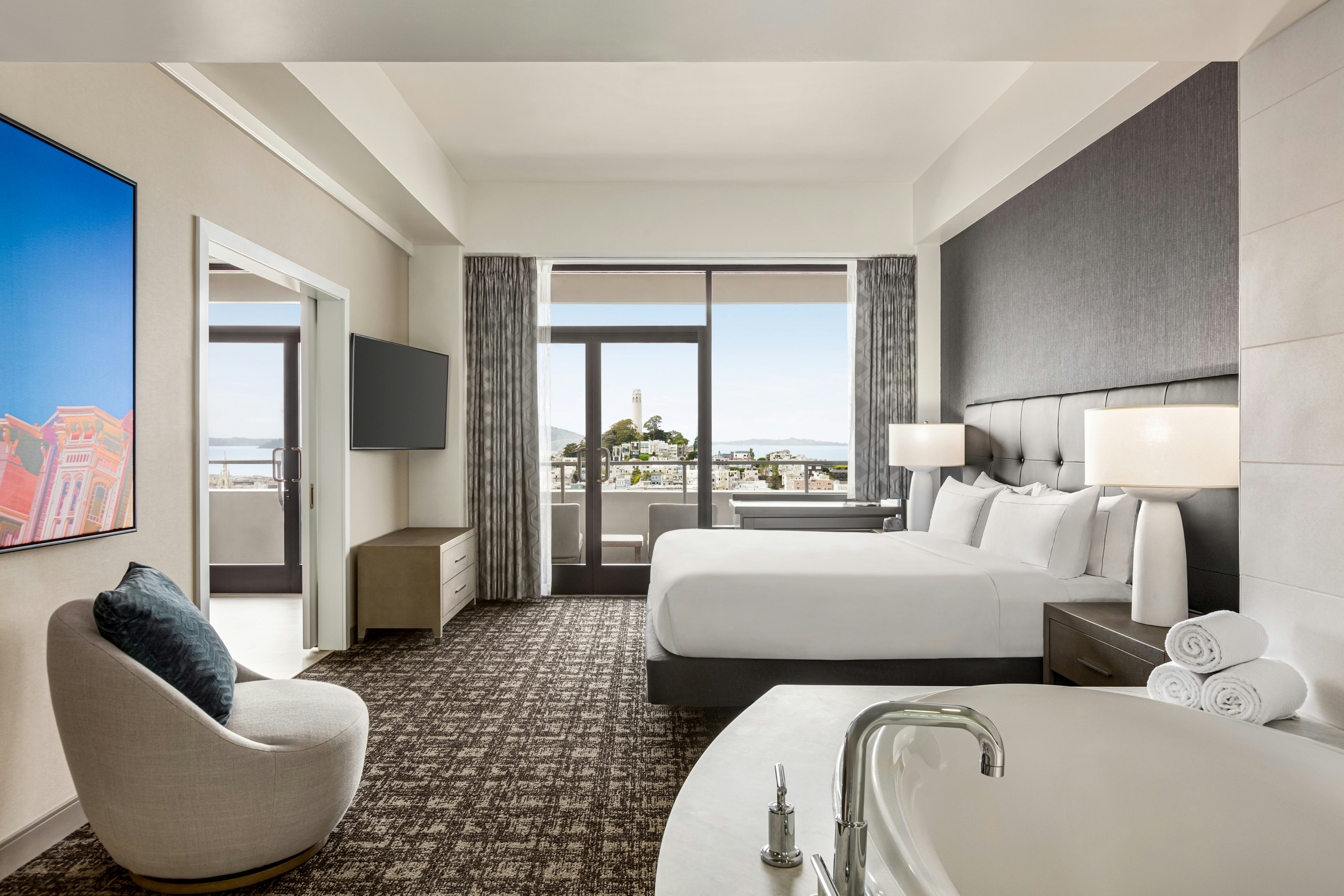 Presidential, Suite, King Bed, Bay View, Balcony