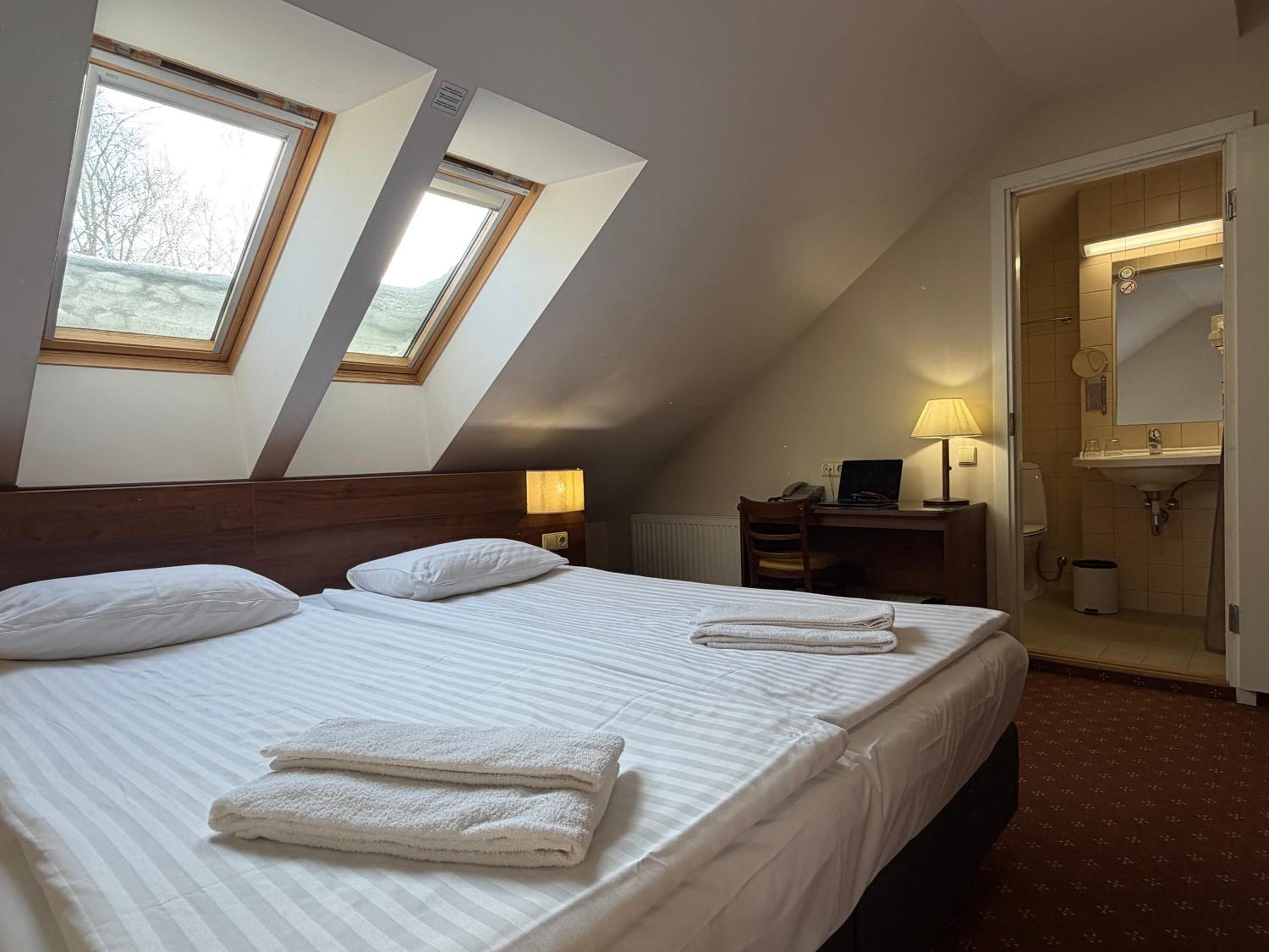 Room, Double Bed, Attic