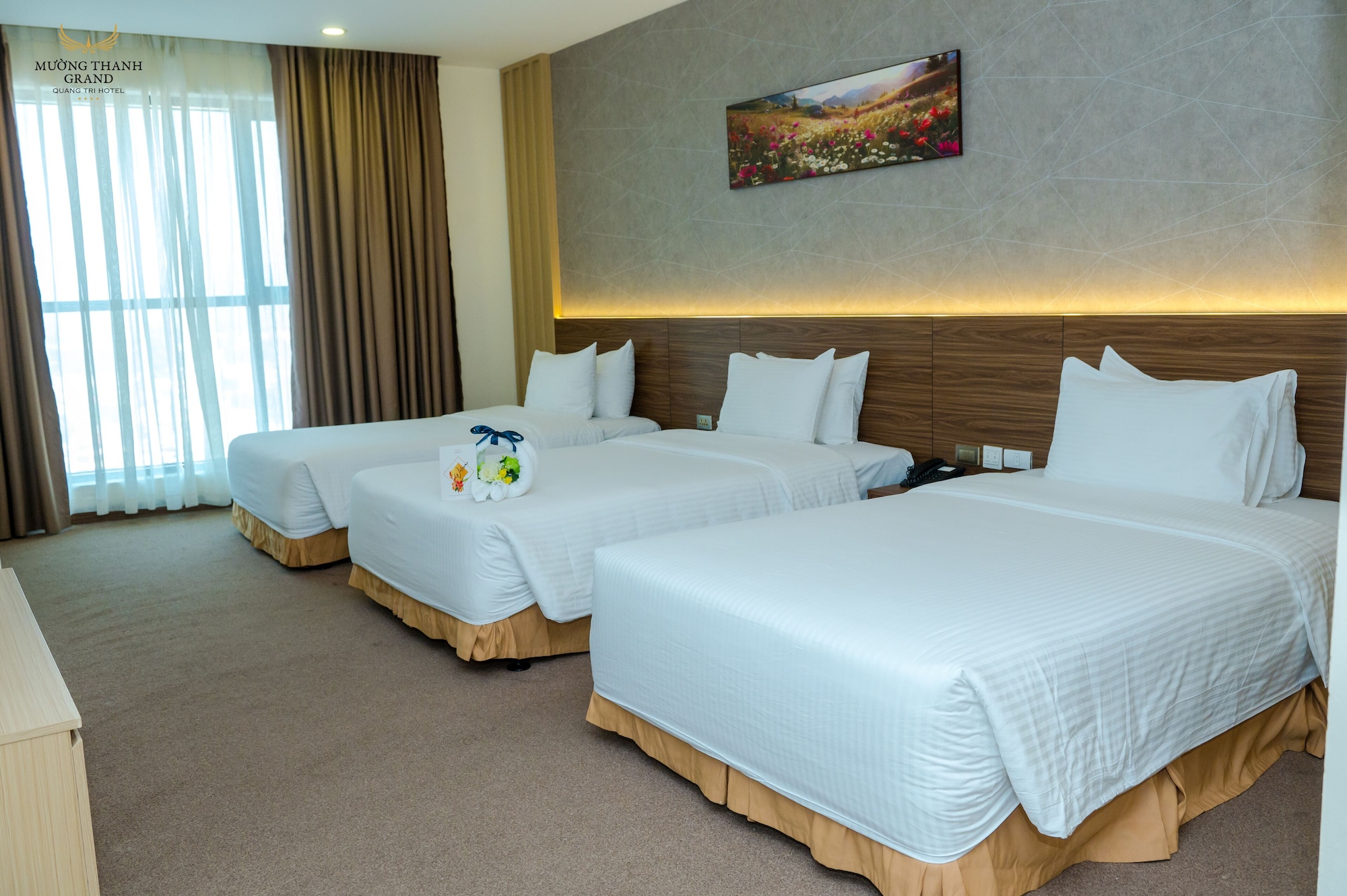 غرفة ديلوكس ثلاثية بثلاثة أسرّة، Muong Thanh Grand Quang Tri Hotel 5/10