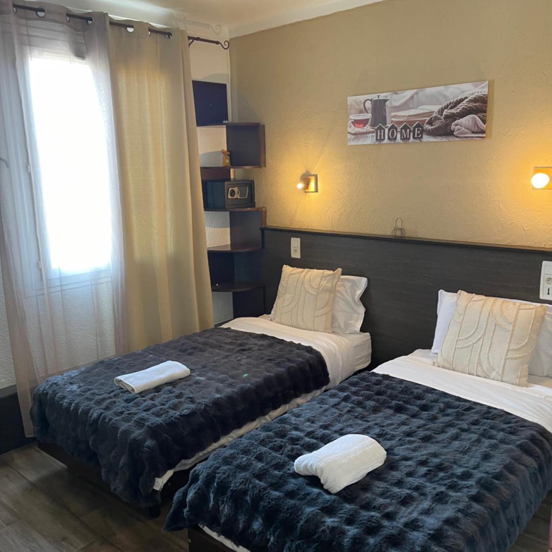 غرفة كومفورت بسريرين منفصلين، Hotel Clair Logis 4/10