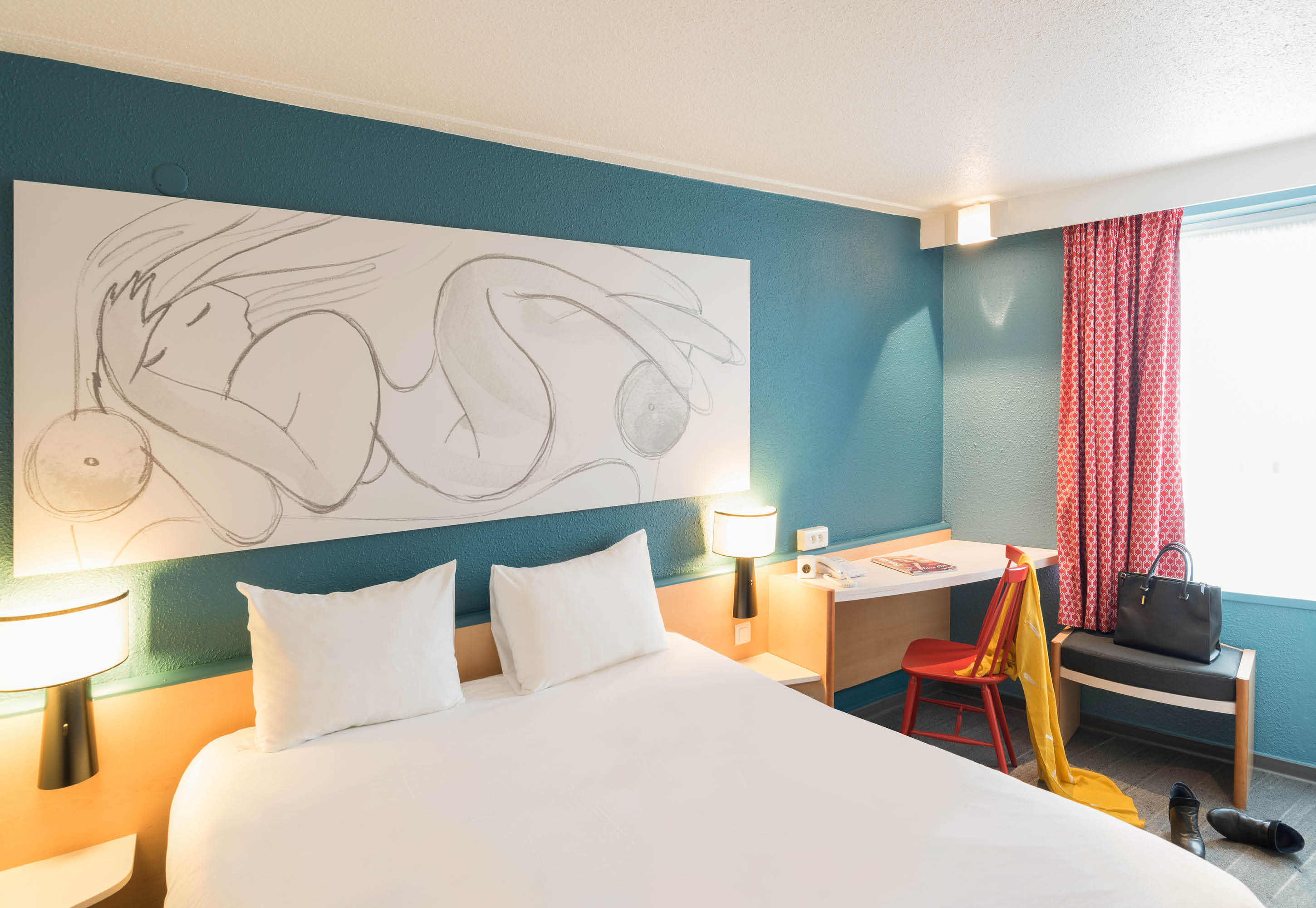 Room at B&B Hotel Reims Centre Erlon, REIMS