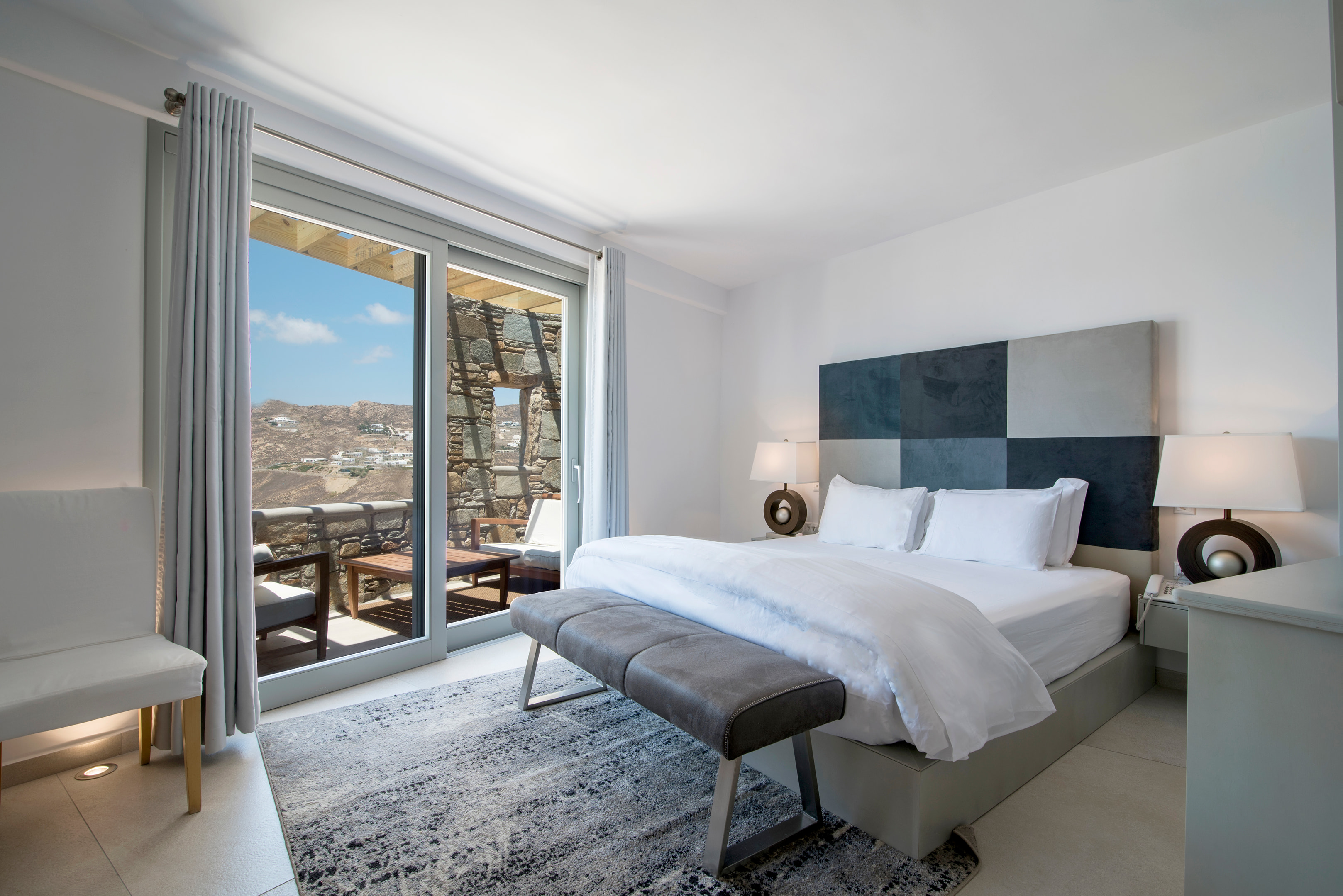 جناح ديلوكس بإطلالة على البحر بمسبح خاص، Smy Mykonos Suites Villas 3/9