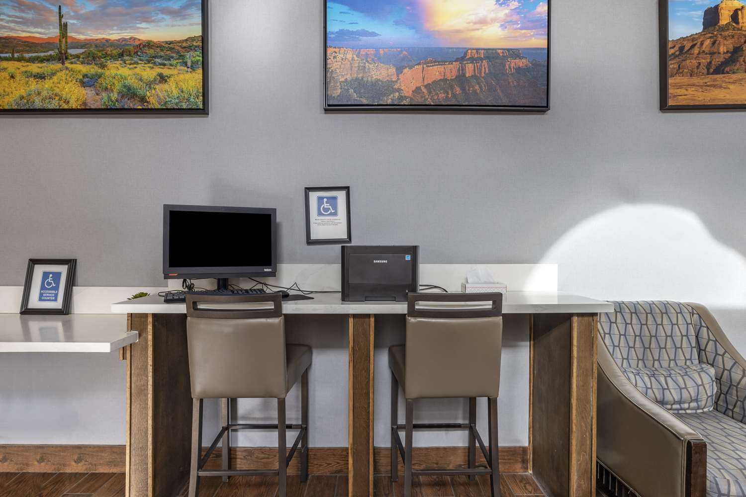 work area