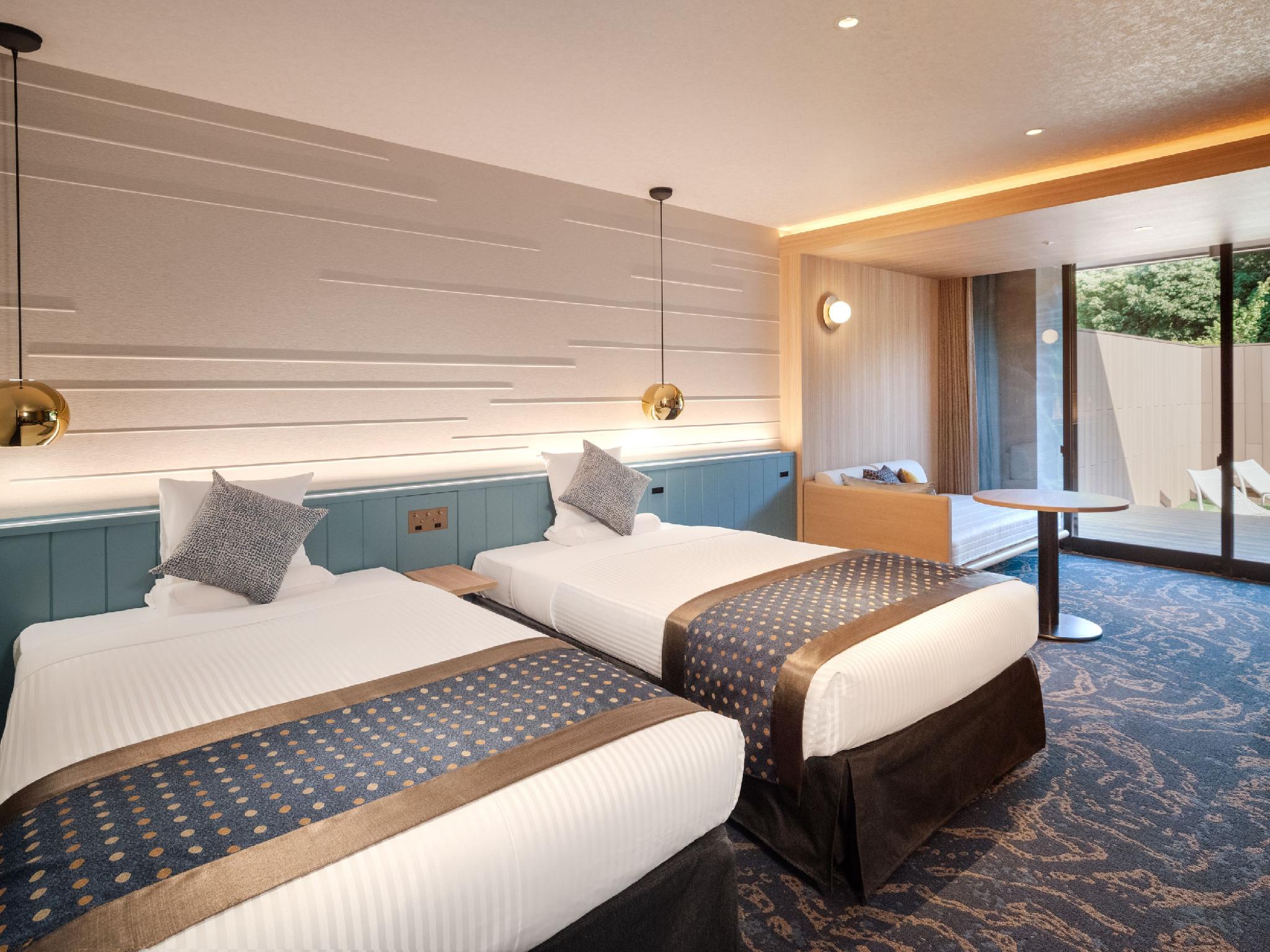 Semi Room, Premium, 2 Semi Double Beds, 2 Sofa, Outdoor Bath