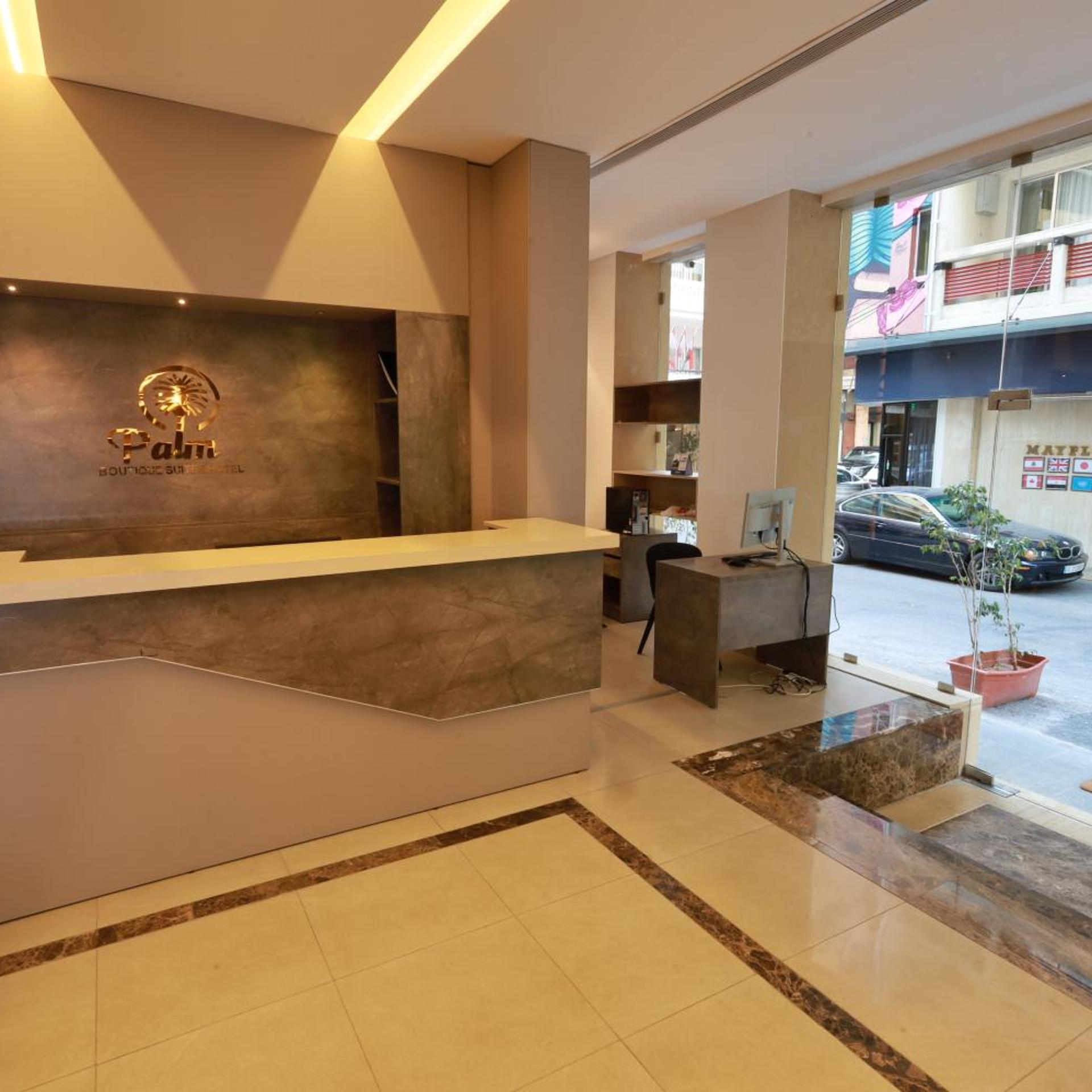 Lobby at Palm Boutique Suites Hotel, Beirut, BEIRUT