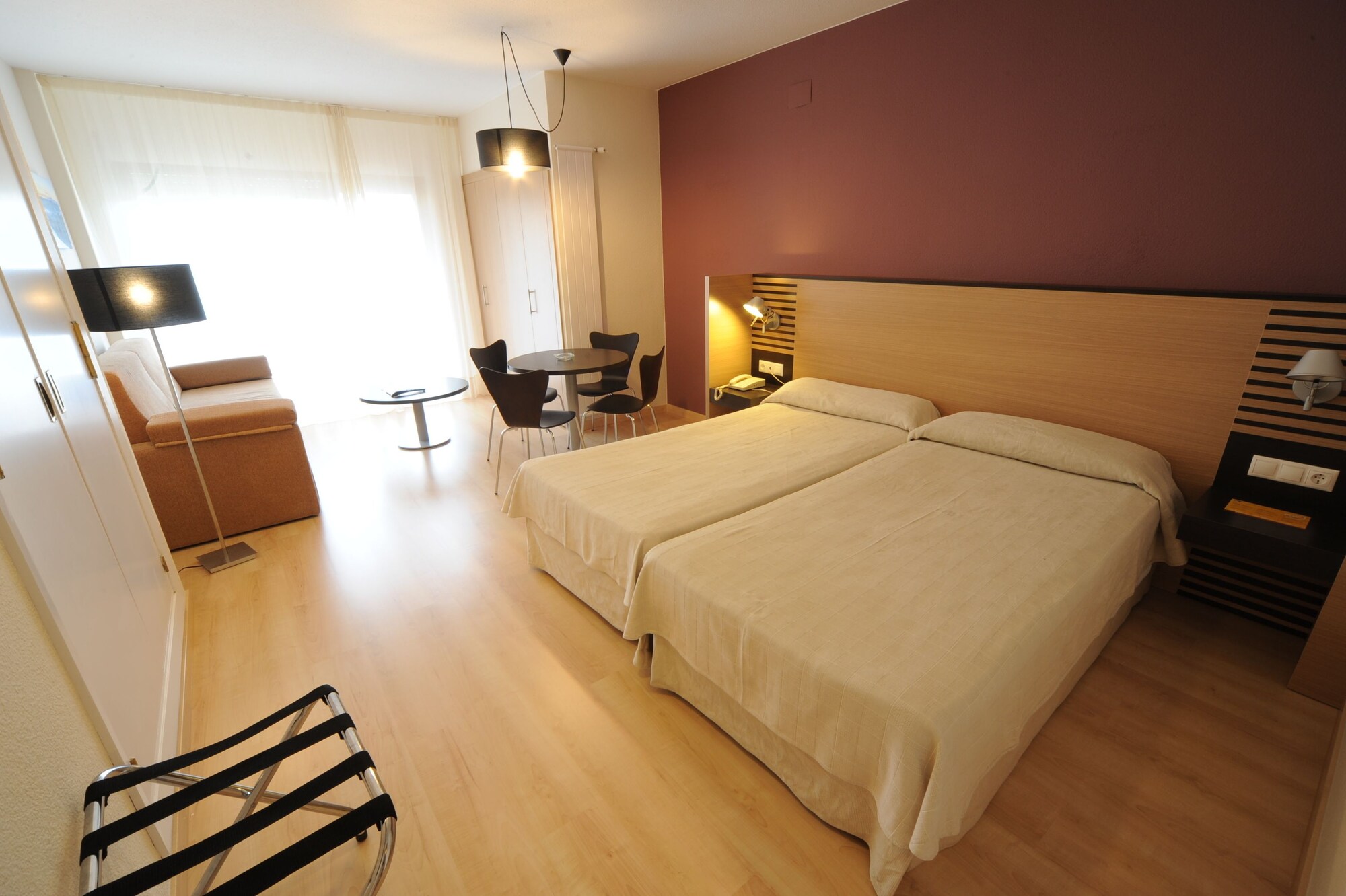 Room, Twin Beds, Kitchen