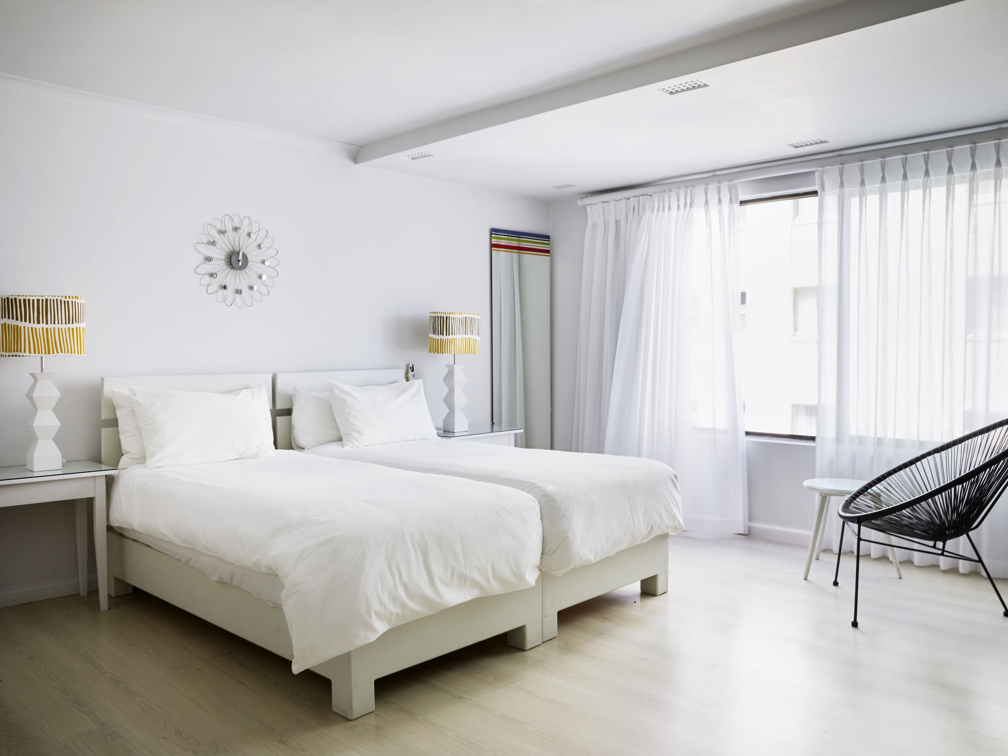 Room, Double Bed, Side View