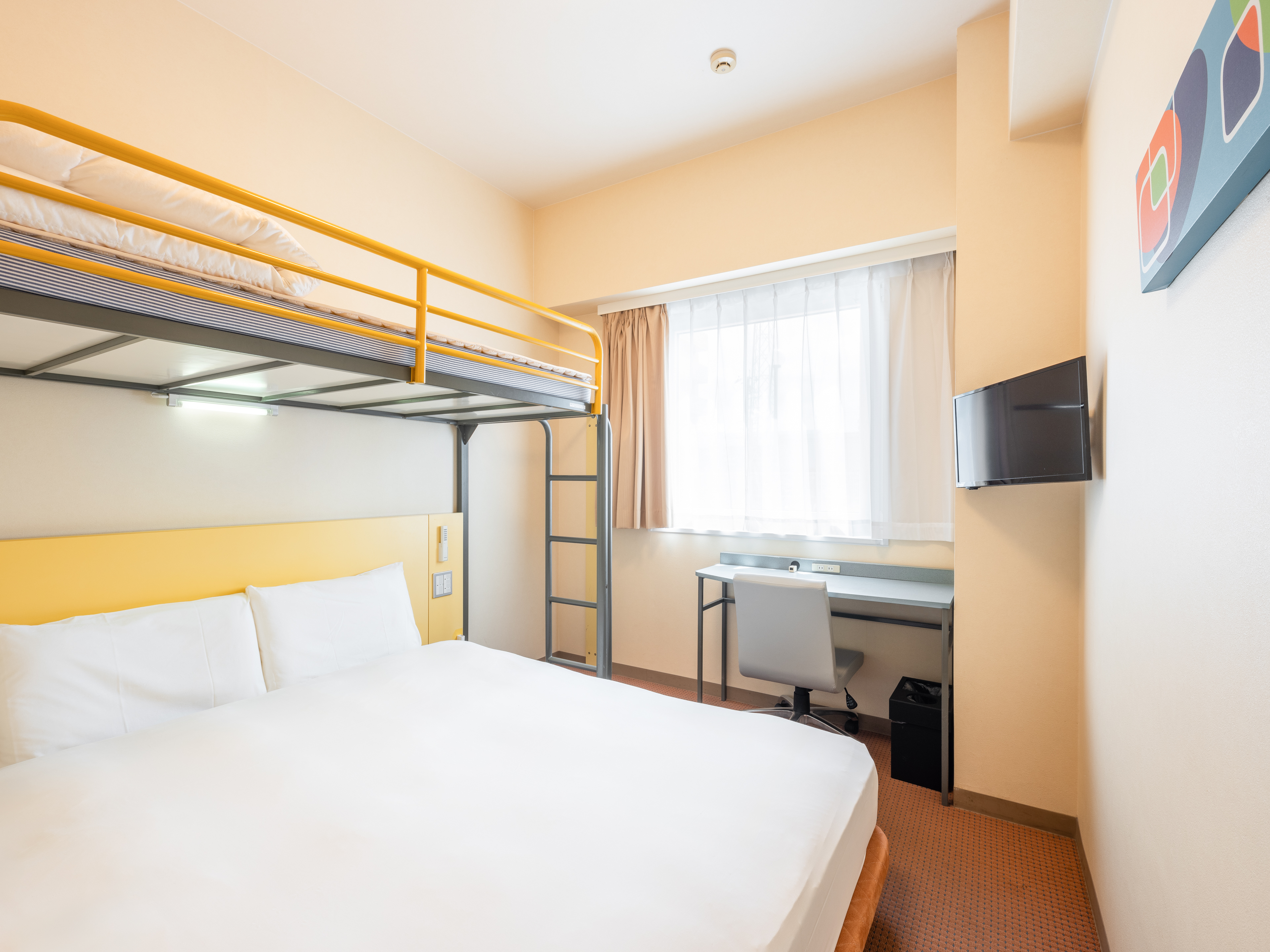 Room, Queen Bed, Loft Bed