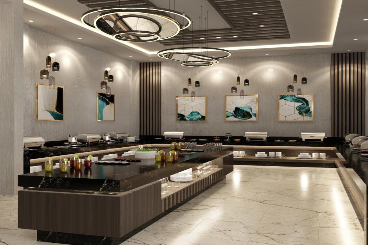 Lobby at Warwick Al Baha Hotel, BALJURASHI