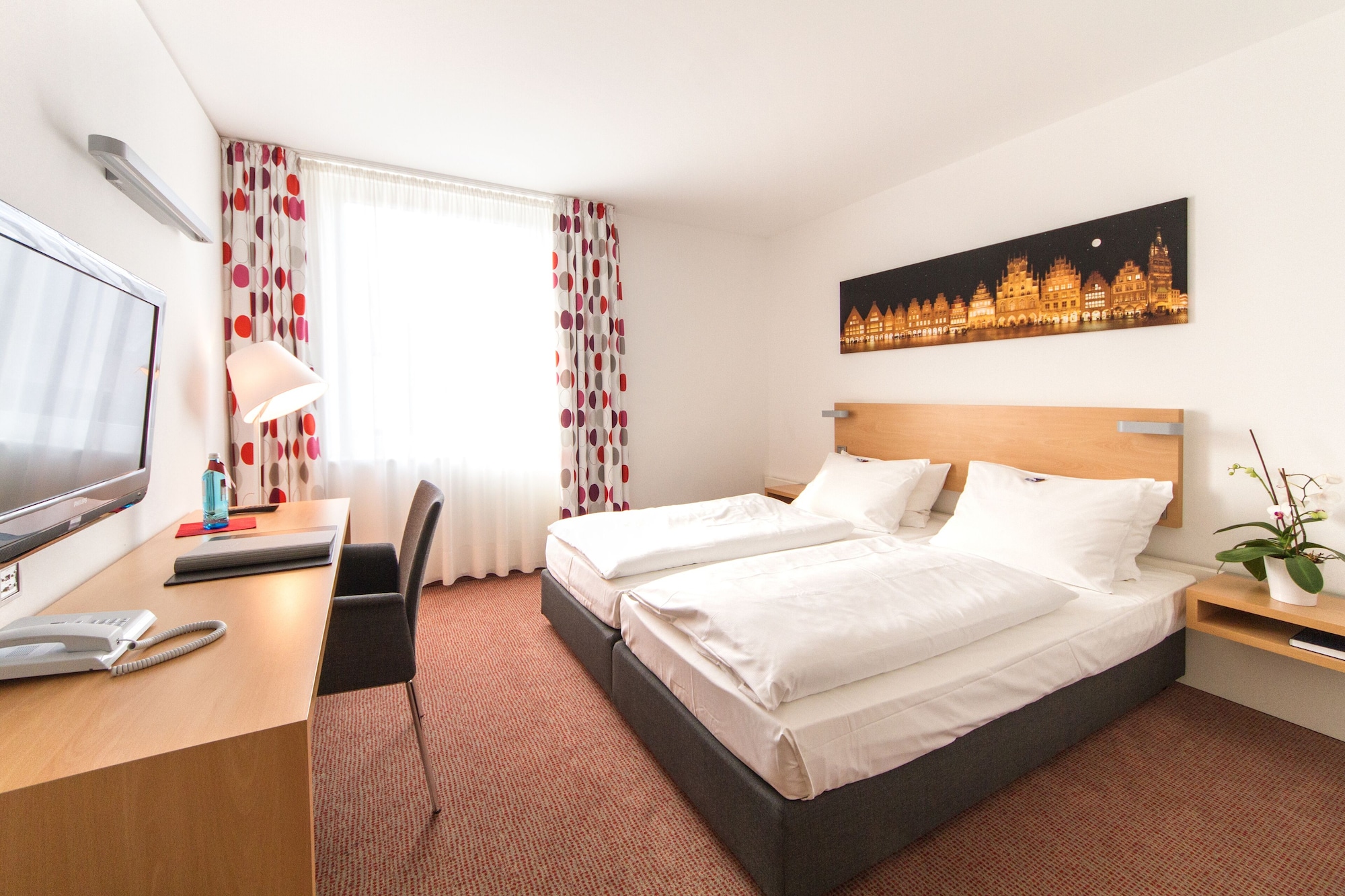 غرفة كومفورت بسرير مزدوج، TOP KHR Stadthotel Munster 4/8