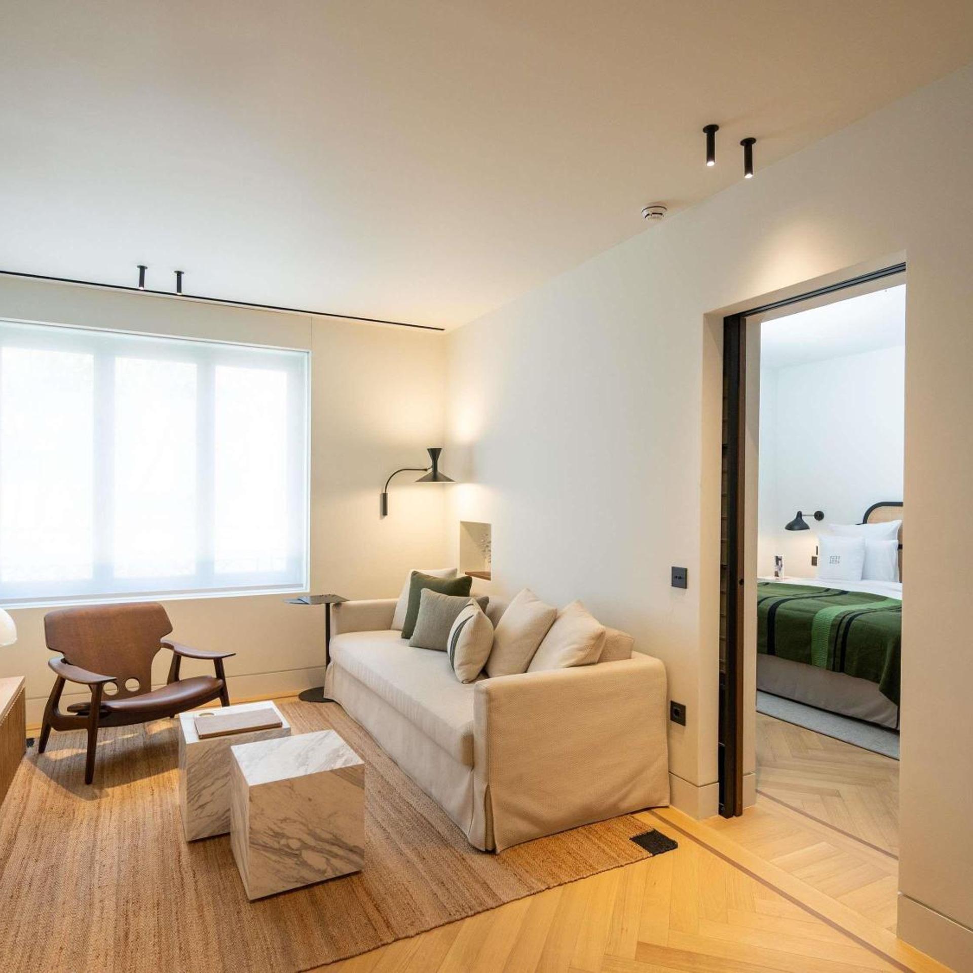 جناح تنفيذي بسرير كينج وسريرين منفصلين، Athens Capital Suites-MGallery Collection 9/11