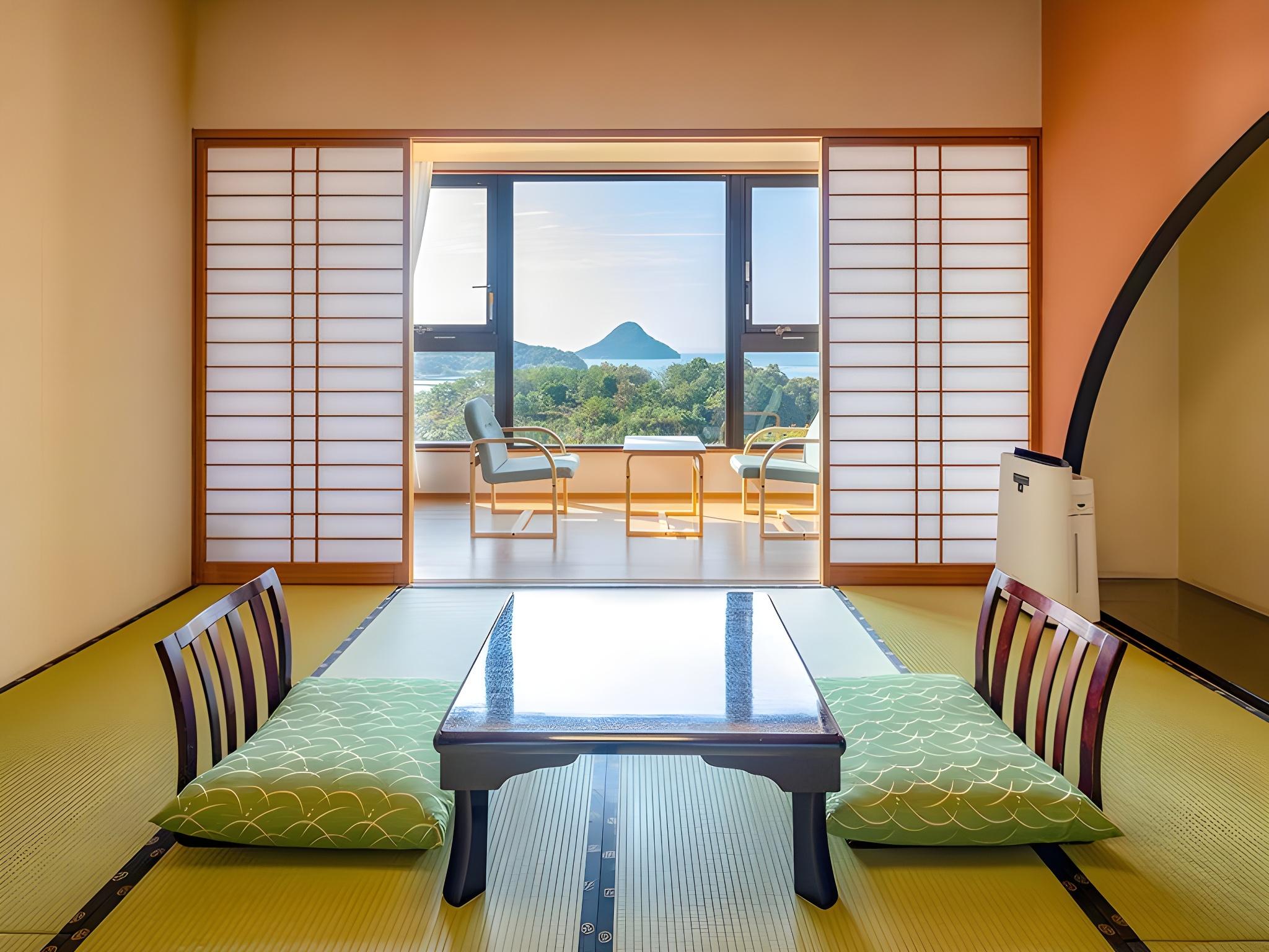 Japanese, Superior, Ocean View, Indoor Bath, Tatami